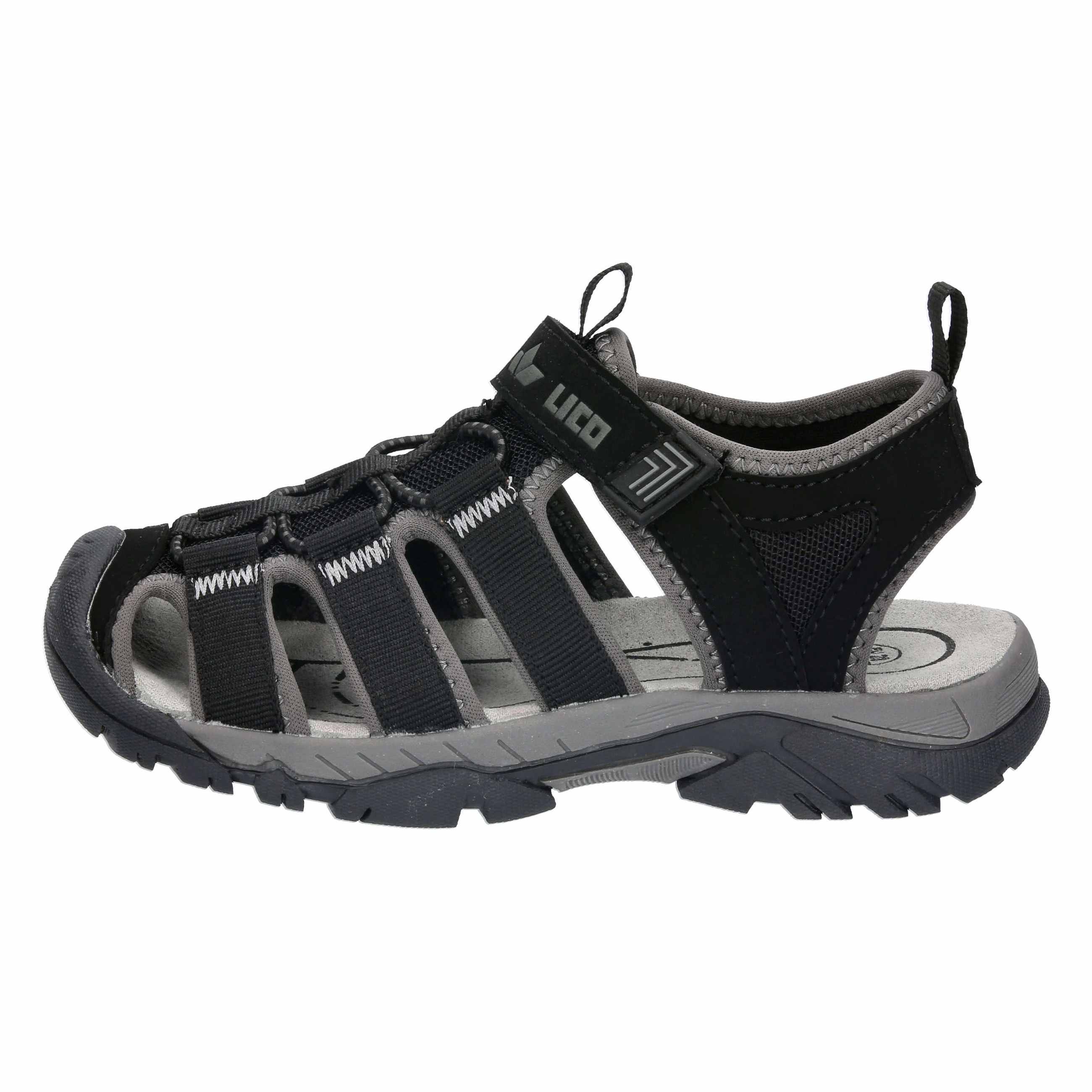 Outdoorsandale Jungen Klettverschluss schwarz LICO Janto VS - Image 30
