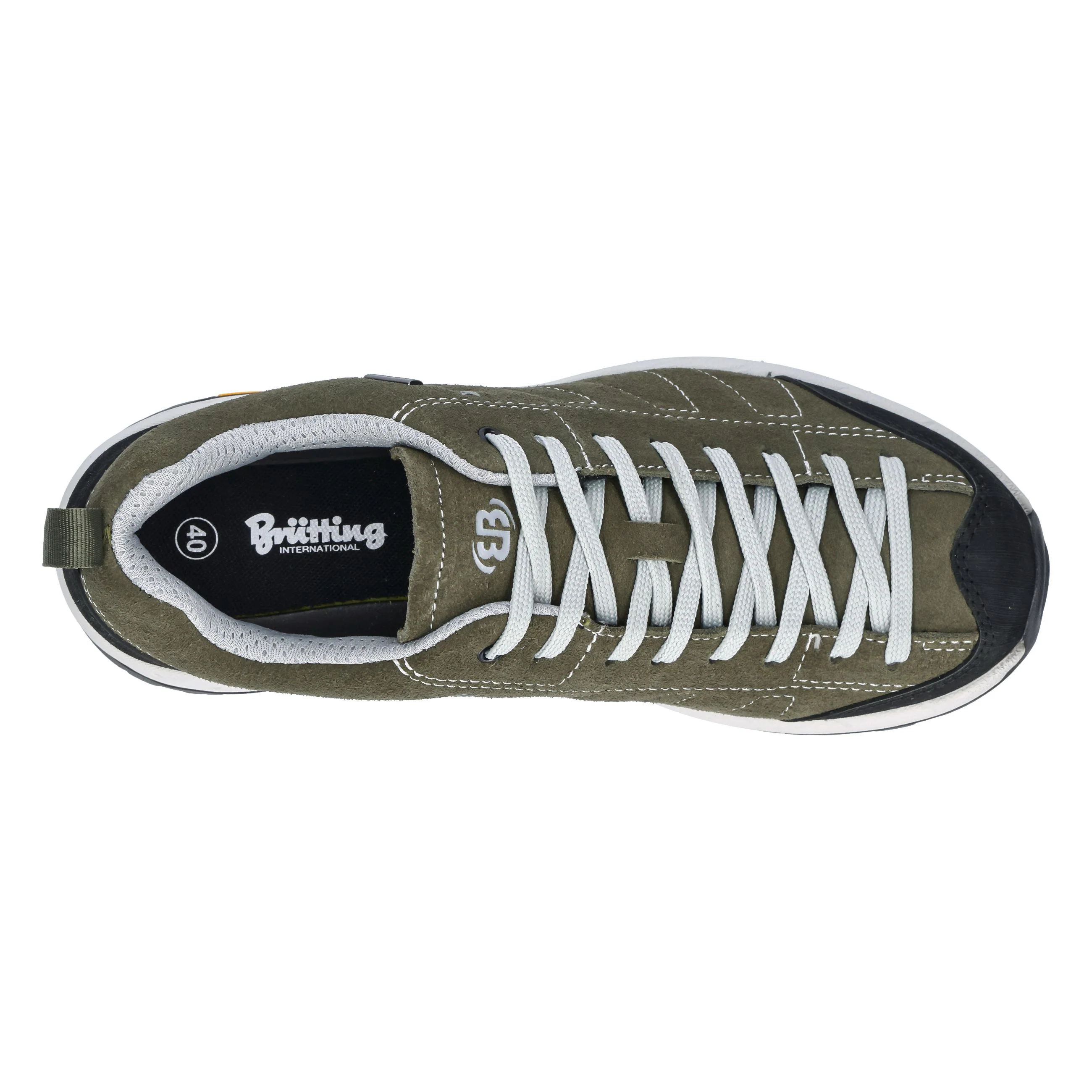 Outdoorschuh Herren Schnürung wasserdicht grün Brütting Claremont Tex - Image 35