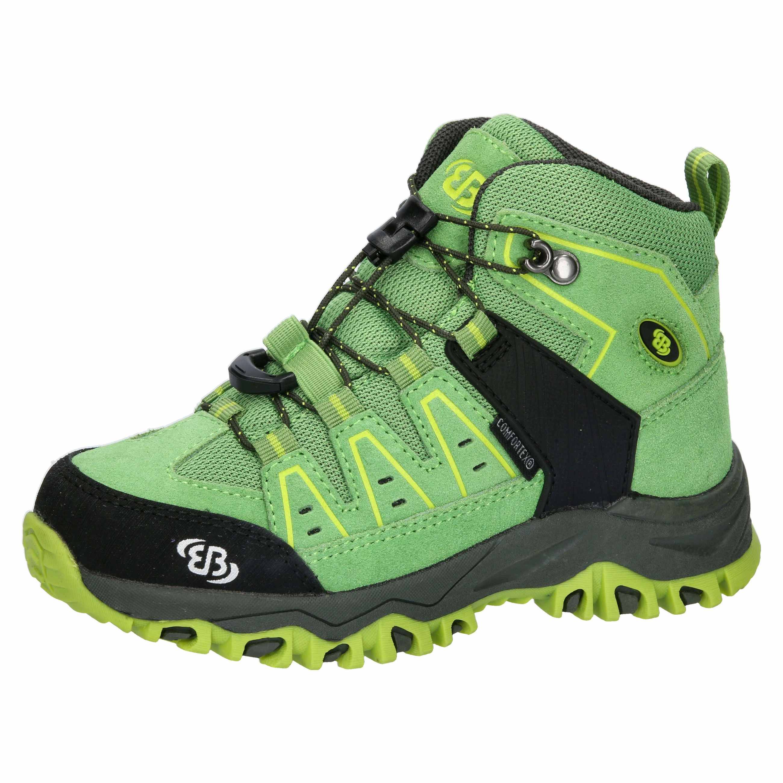 Outdoorschuh Jungen Schnellschnürsystem wasserdicht grün Brütting Mount Pinos Kids High - Image 9