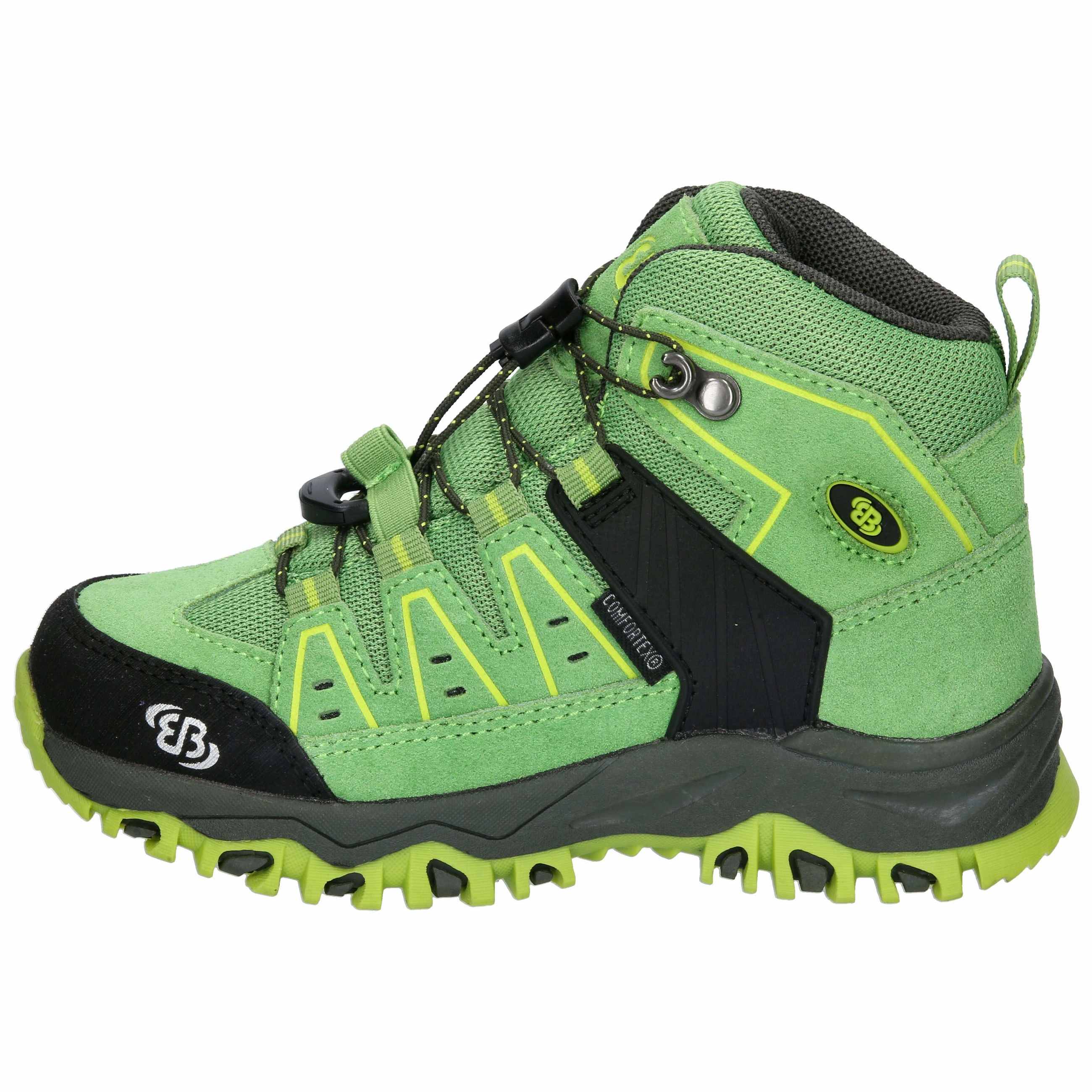 Outdoorschuh Jungen Schnellschnürsystem wasserdicht grün Brütting Mount Pinos Kids High - Image 96