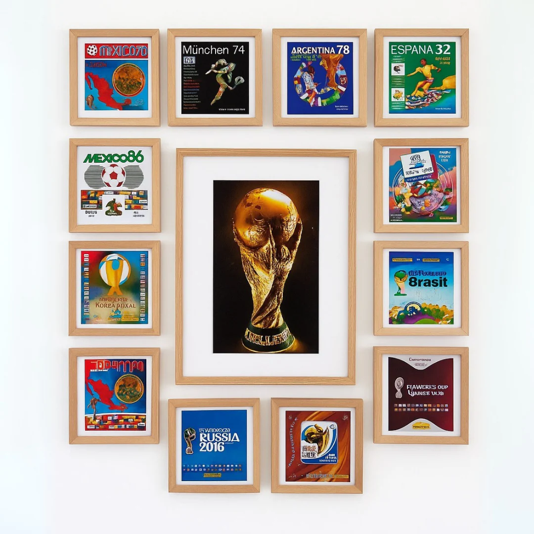 PANINI WM Weltmeisterschaft Stickeralbum Sticker Album World Cup Sammlungen 1970-2022 - Image 5