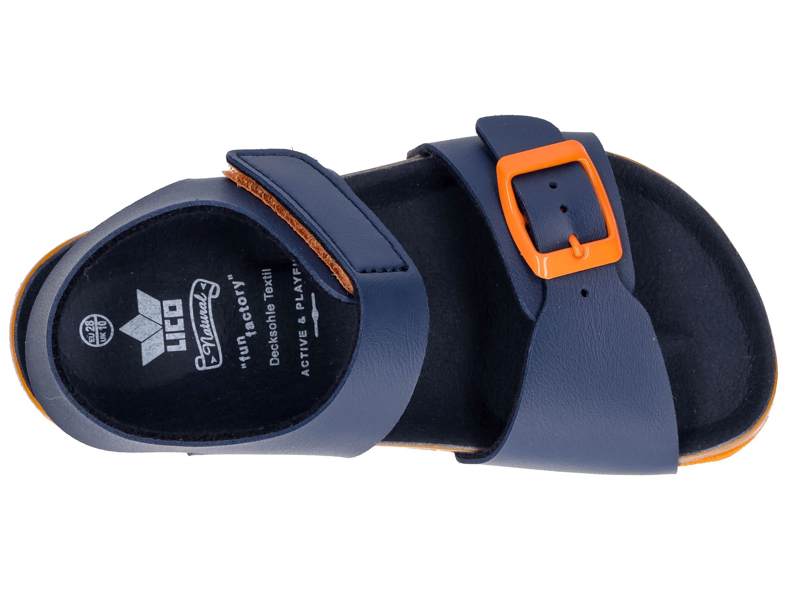 Pantolette Jungen Schnallen blau LICO Bioline Master - Image 95