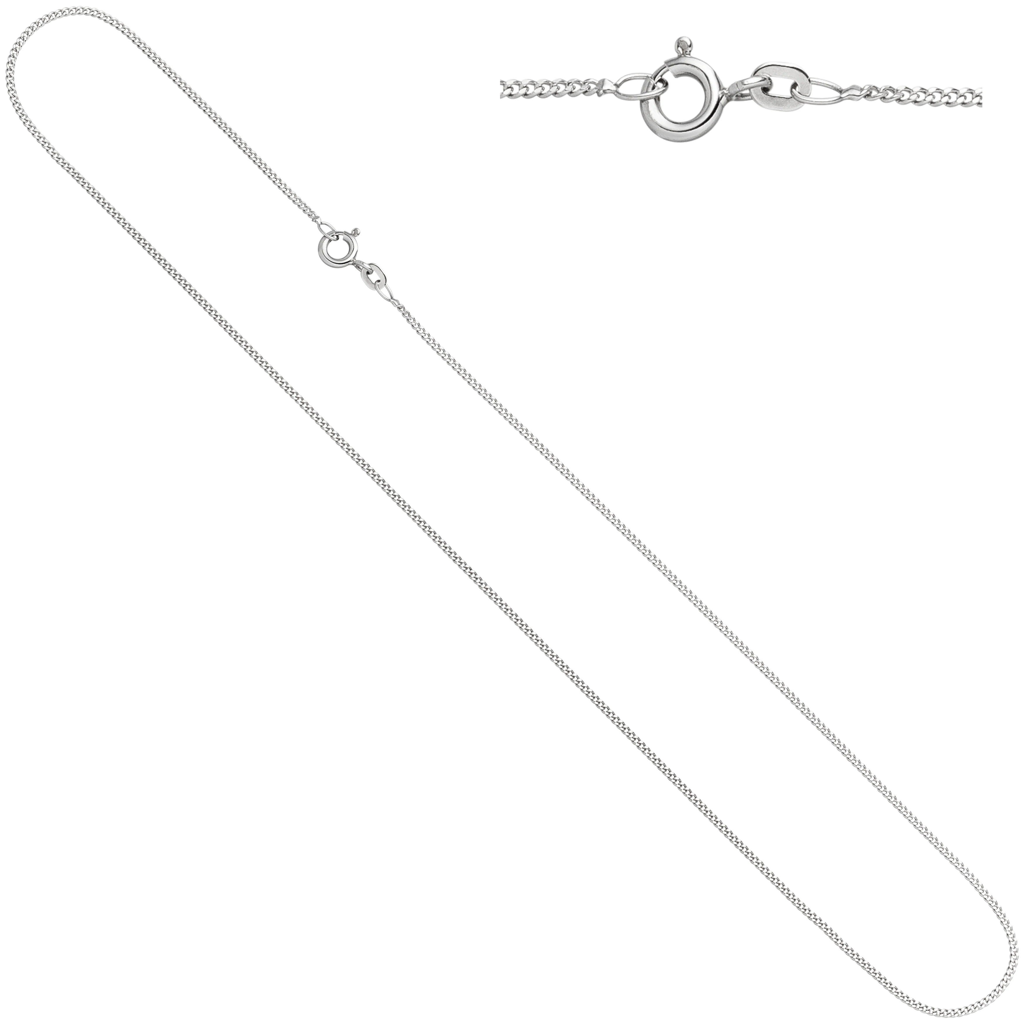 Panzerkette 333 Weißgold 1,7 mm 42 cm Gold Kette Halskette Weißgoldkette - Image 2