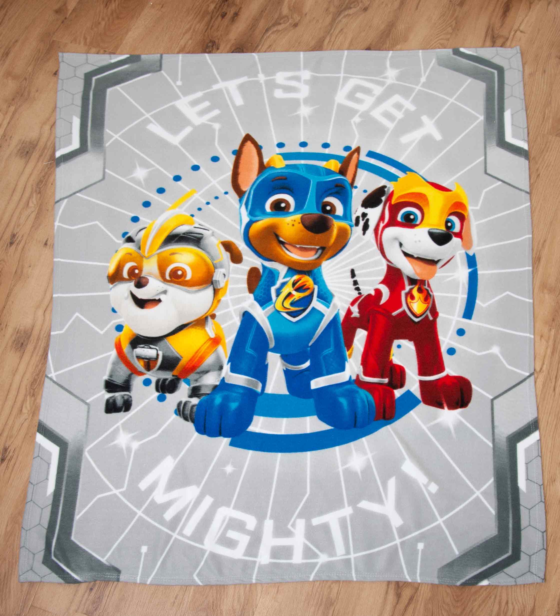 Paw Patrol Fleecedecke - Mighty Pups