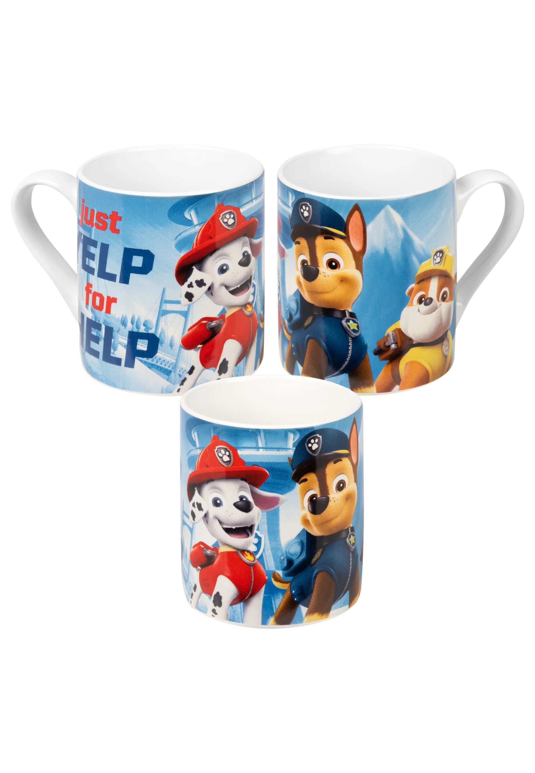 Paw Patrol Frühstücksset für Kinder - Geschirr Set 3-teilig aus Porzellan - Image 5