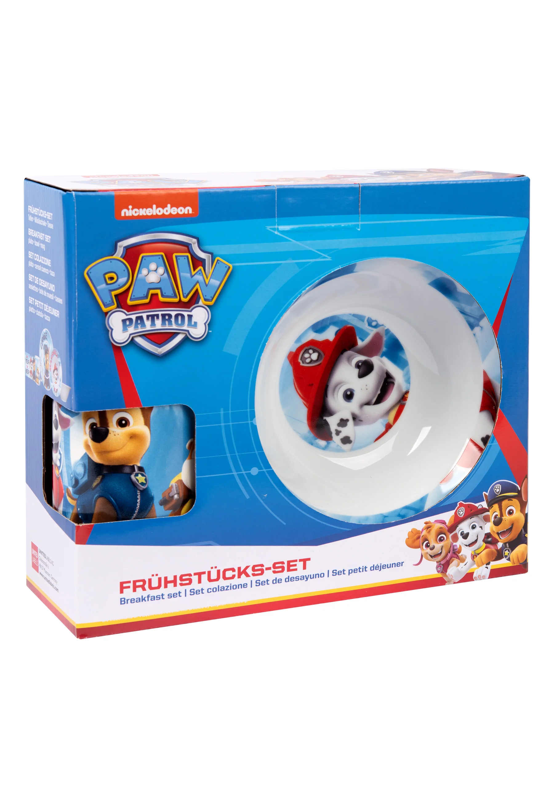 Paw Patrol Frühstücksset für Kinder - Geschirr Set 3-teilig aus Porzellan - Image 6