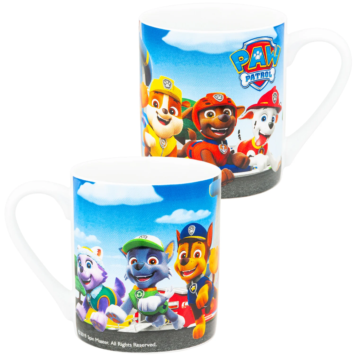 Paw Patrol Tasse für Kinder - Team Kinderbecher Kindertasse aus Porzellan 230 ml