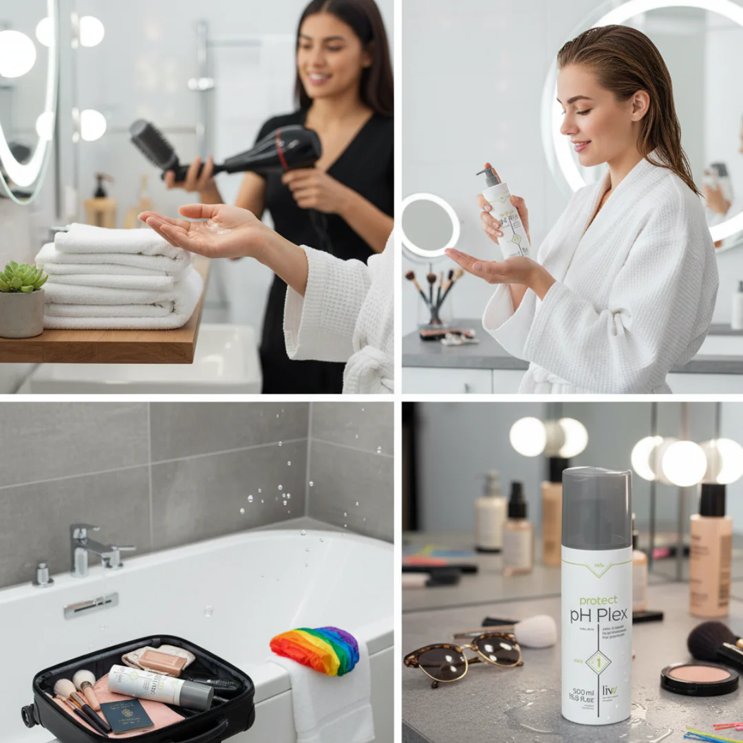 pH Plex 1 Protect 500 ml Haarschutz Konzentrat für Blondierung Färbung Reparatur - Image 3