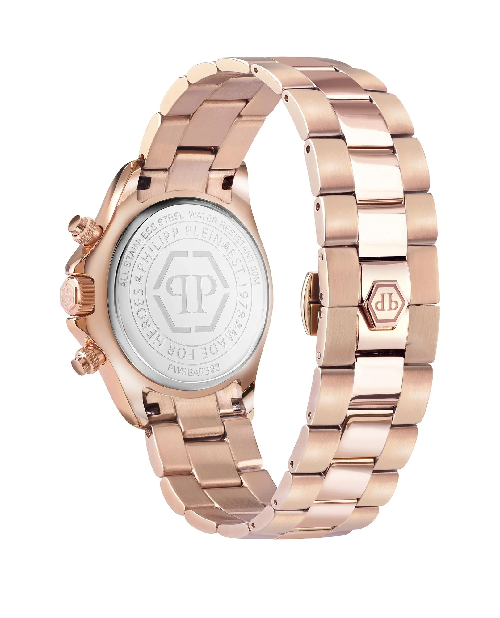 Philipp Plein Damen Uhr Analog Quarz Chrono NOBILE LADY PWSBA0323 Edelstahl - Image 2