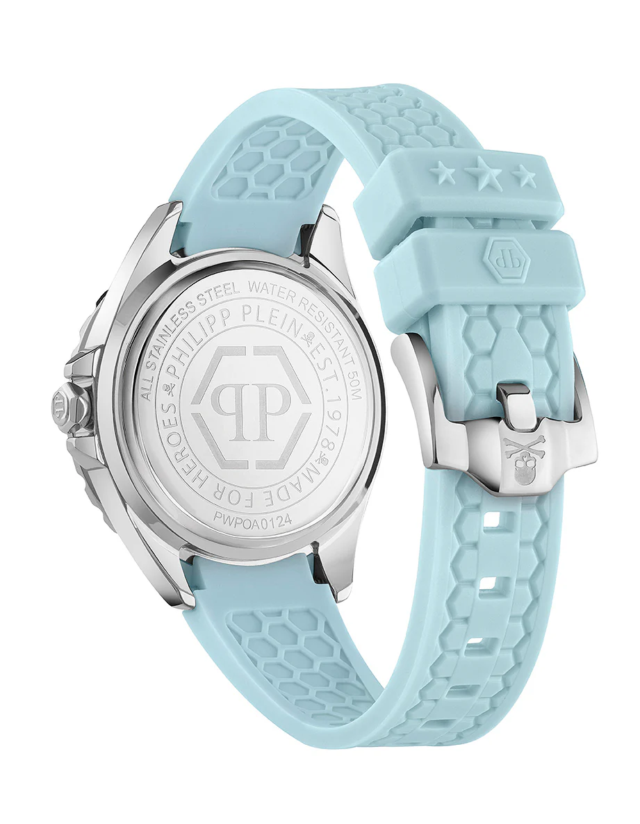 Philipp Plein Damen Uhr Analog Quarz Edelstahl PLEIN HEAVEN PWPOA0124 Silikon - Image 2