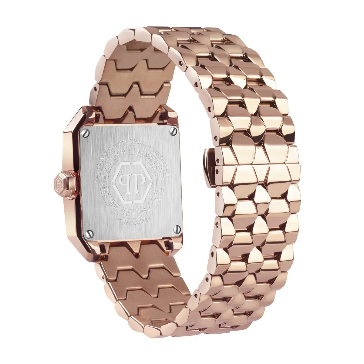 Philipp Plein Damen Uhr Analog Quarz OFFSHORE SQUARE PWMAA0822 Edelstahl - Image 2