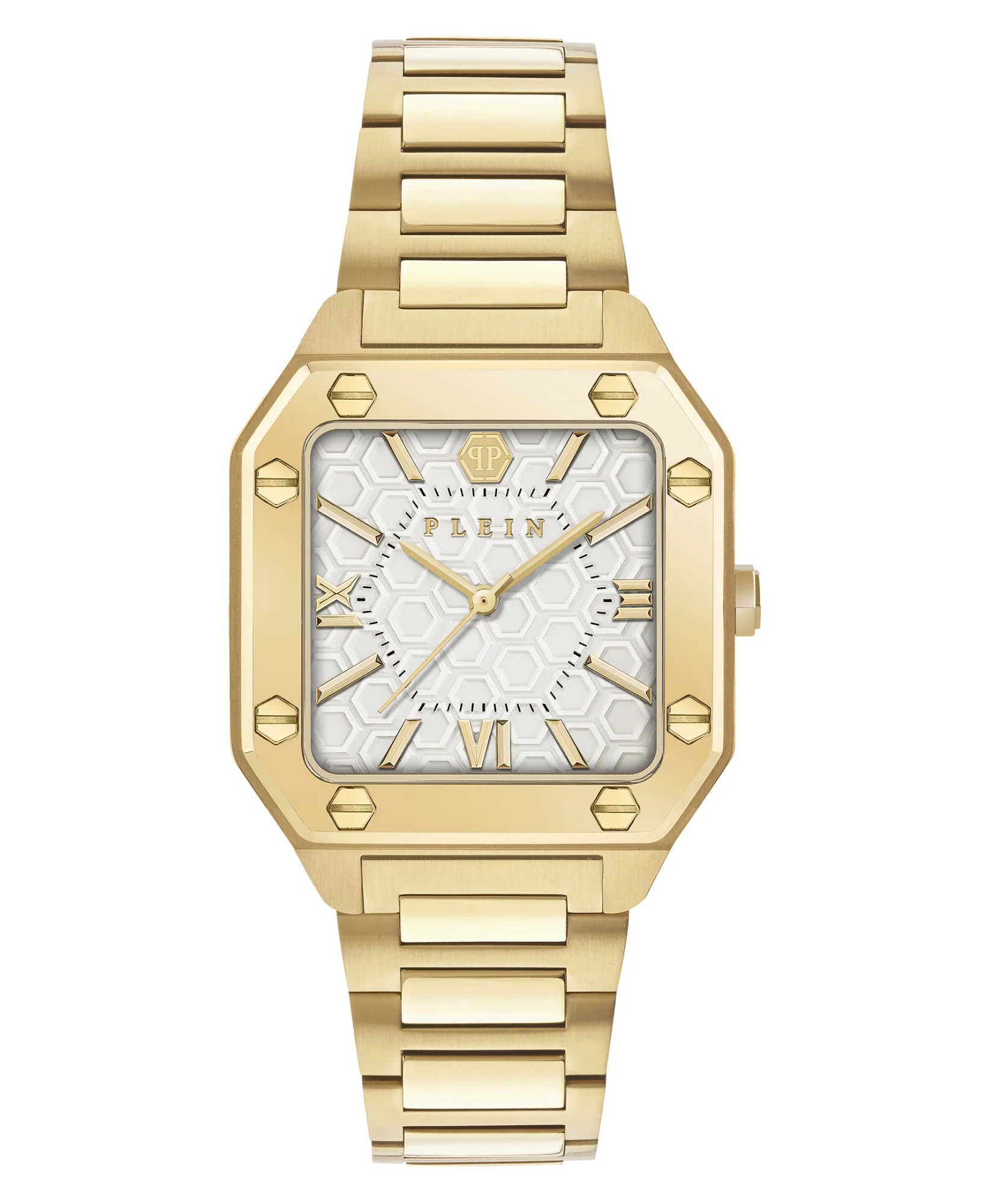 Philipp Plein Damen Uhr Analog Quarz PLEIN EDGE PWZGA0426 Edelstahl