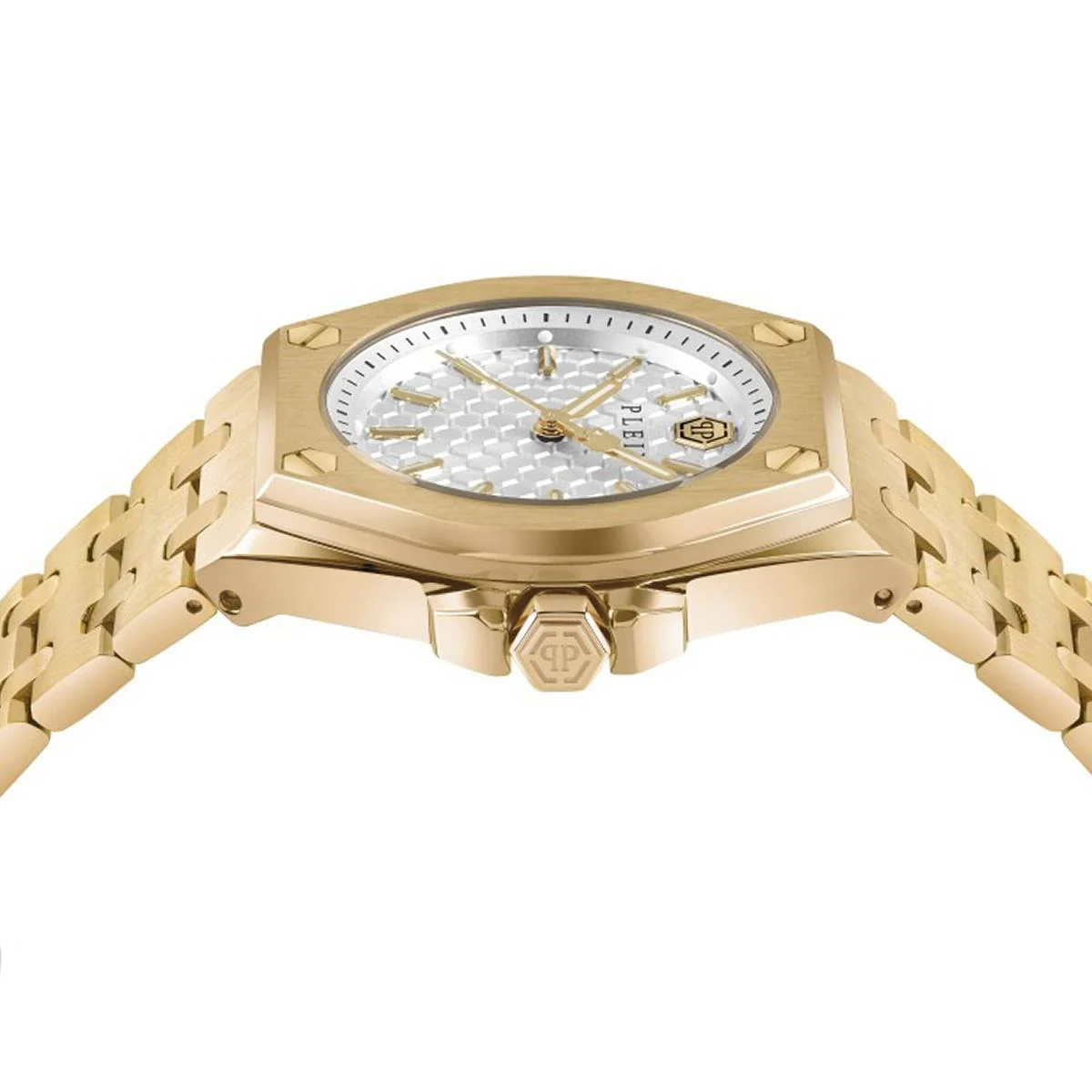 Philipp Plein Damen Uhr Analog Quarz PLEIN EXTREME LADY gold PWJAA0722 Edelstahl - Image 3