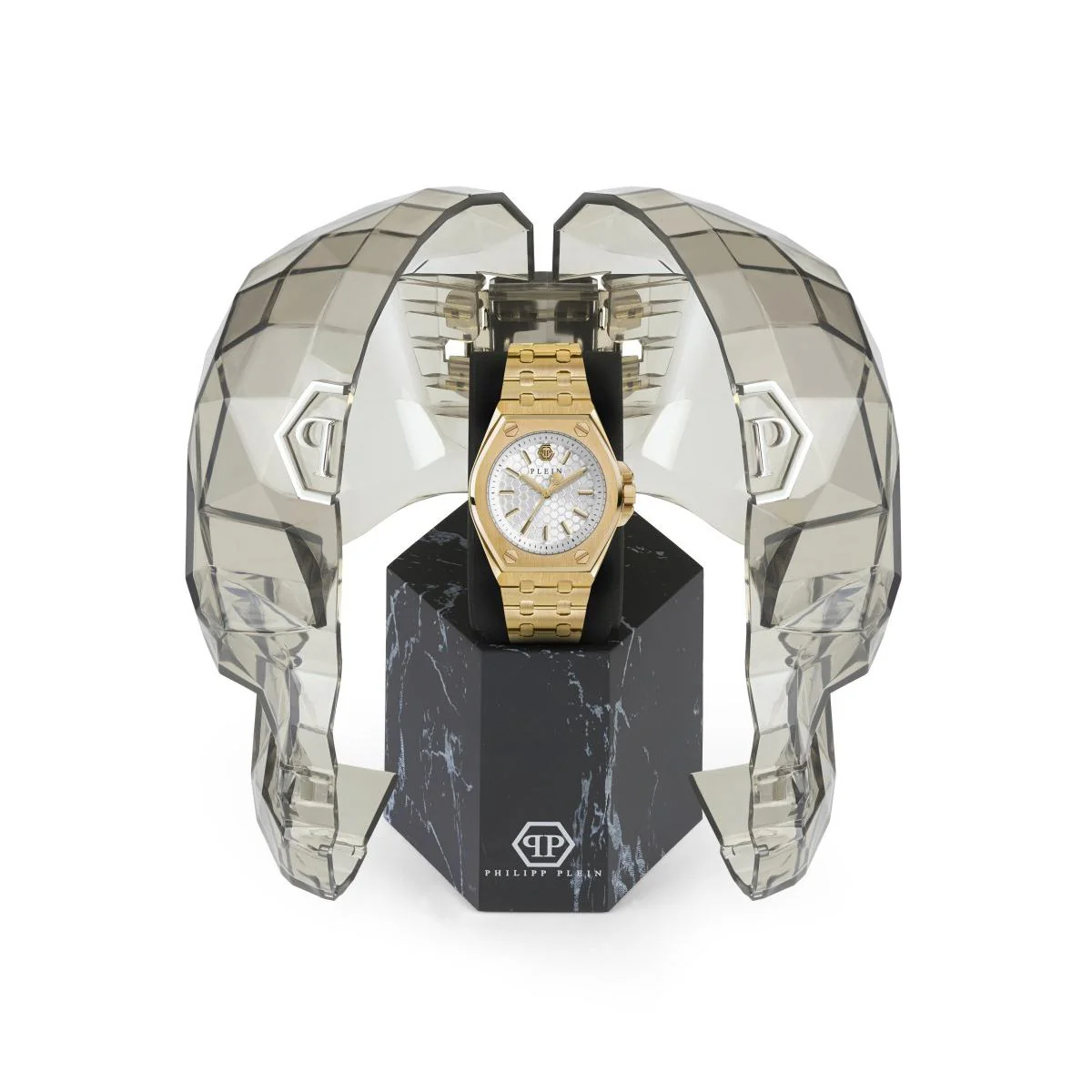 Philipp Plein Damen Uhr Analog Quarz PLEIN EXTREME LADY gold PWJAA0722 Edelstahl - Image 4