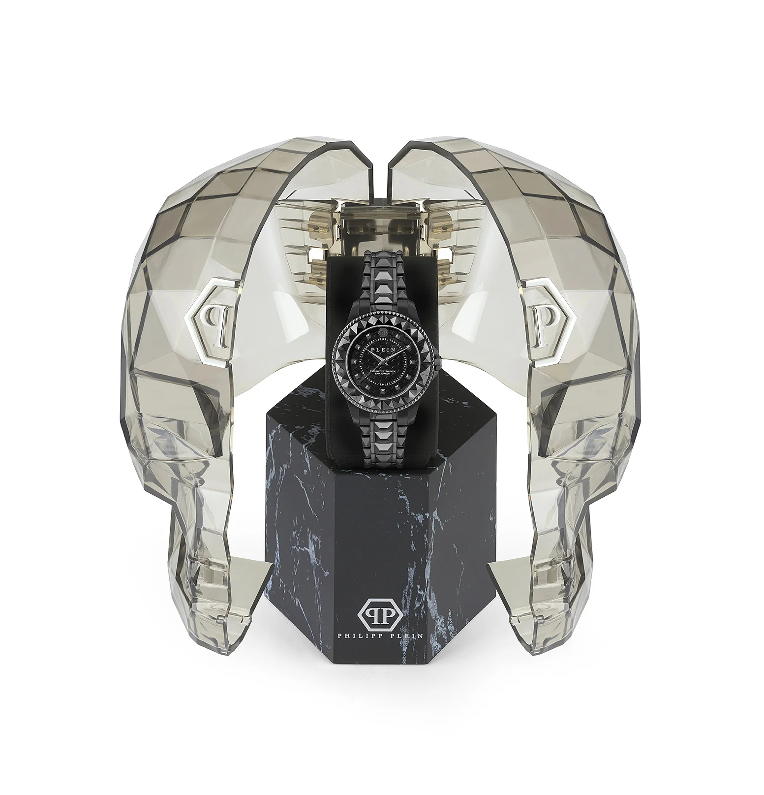 Philipp Plein Damen Uhr Analog Quarz PLEIN LADY ROCK PWPQA0524 Edelstahl - Image 4