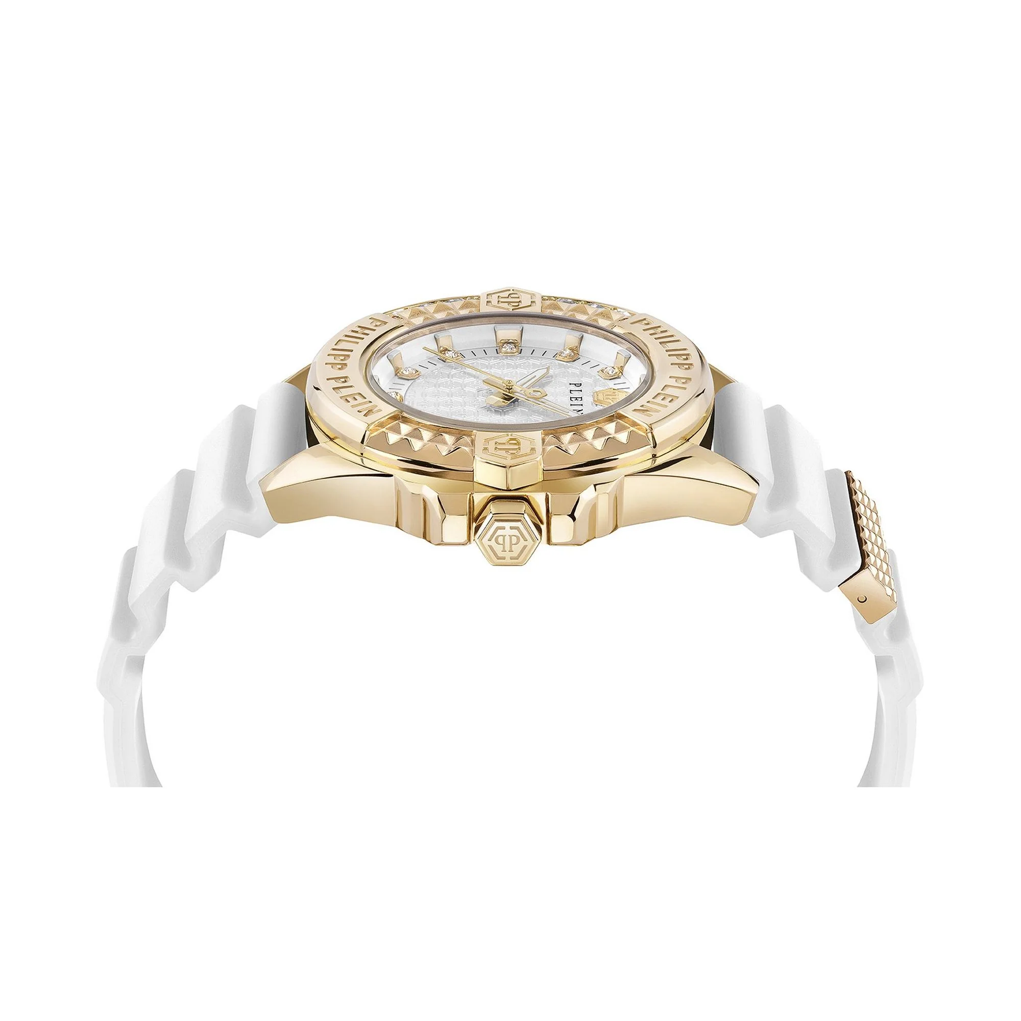 Philipp Plein Damen Uhr Analog Quarz PLEIN MAJESTY PWOFA0125 Silikon - Image 3