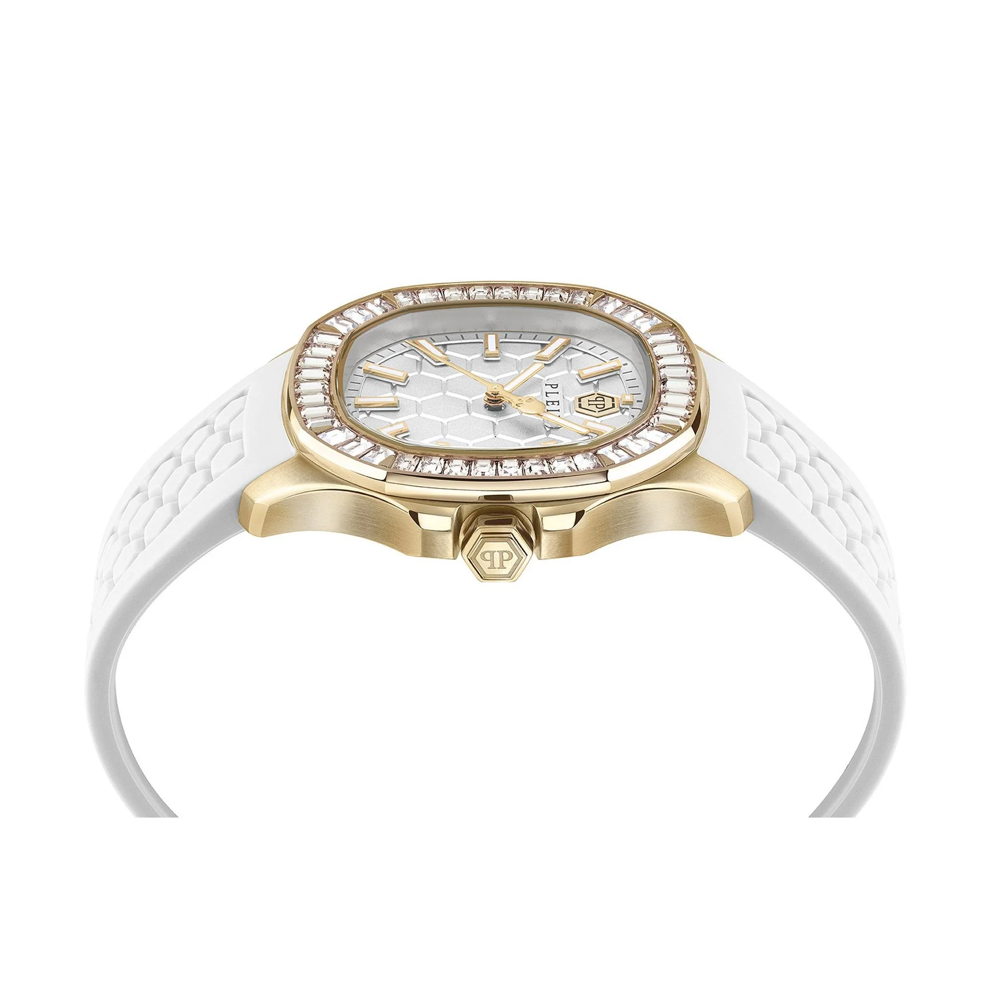 Philipp Plein Damen Uhr Analog Quarz THE $PECTRE LADY PWTAA0924 Silikon - Image 3