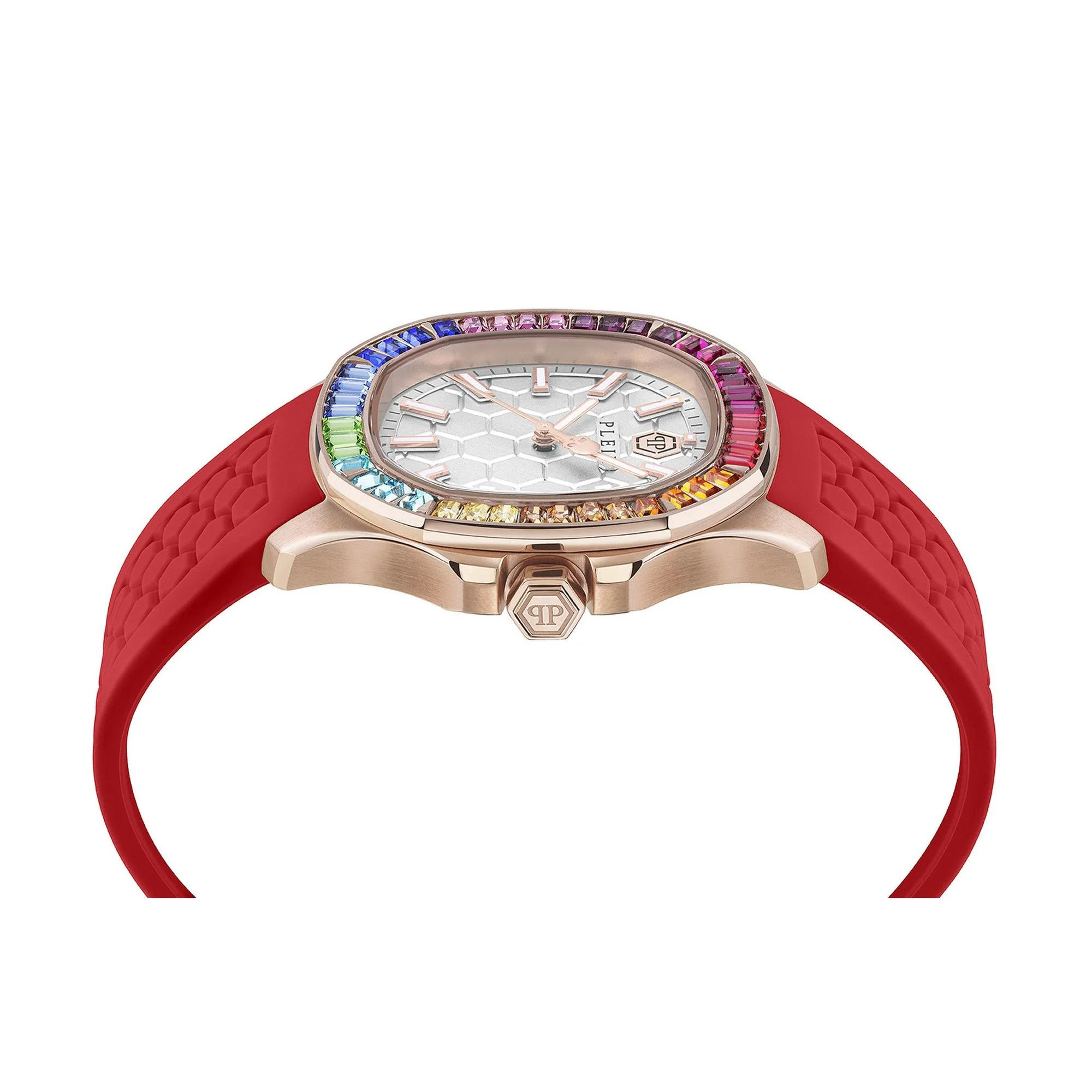 Philipp Plein Damen Uhr Analog Quarz THE $PECTRE LADY PWTAA1024 Silikon - Image 3