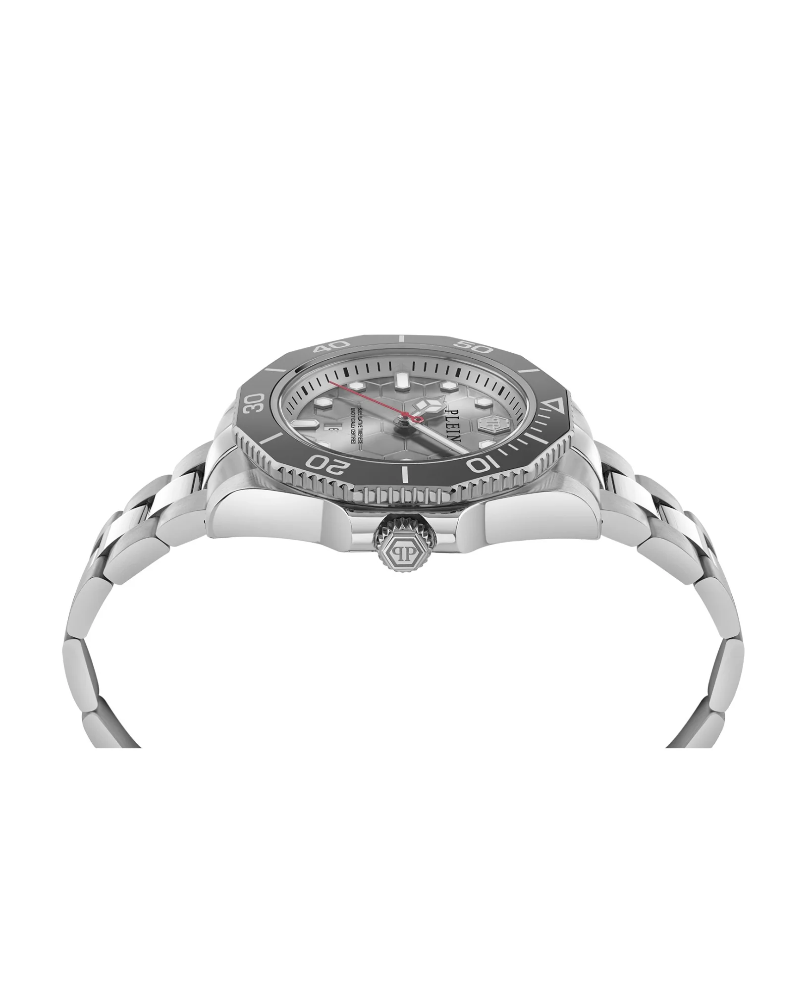Philipp Plein Herren Uhr Analog Quarz AQUASTORM PW2GA0326 Edelstahl - Image 2