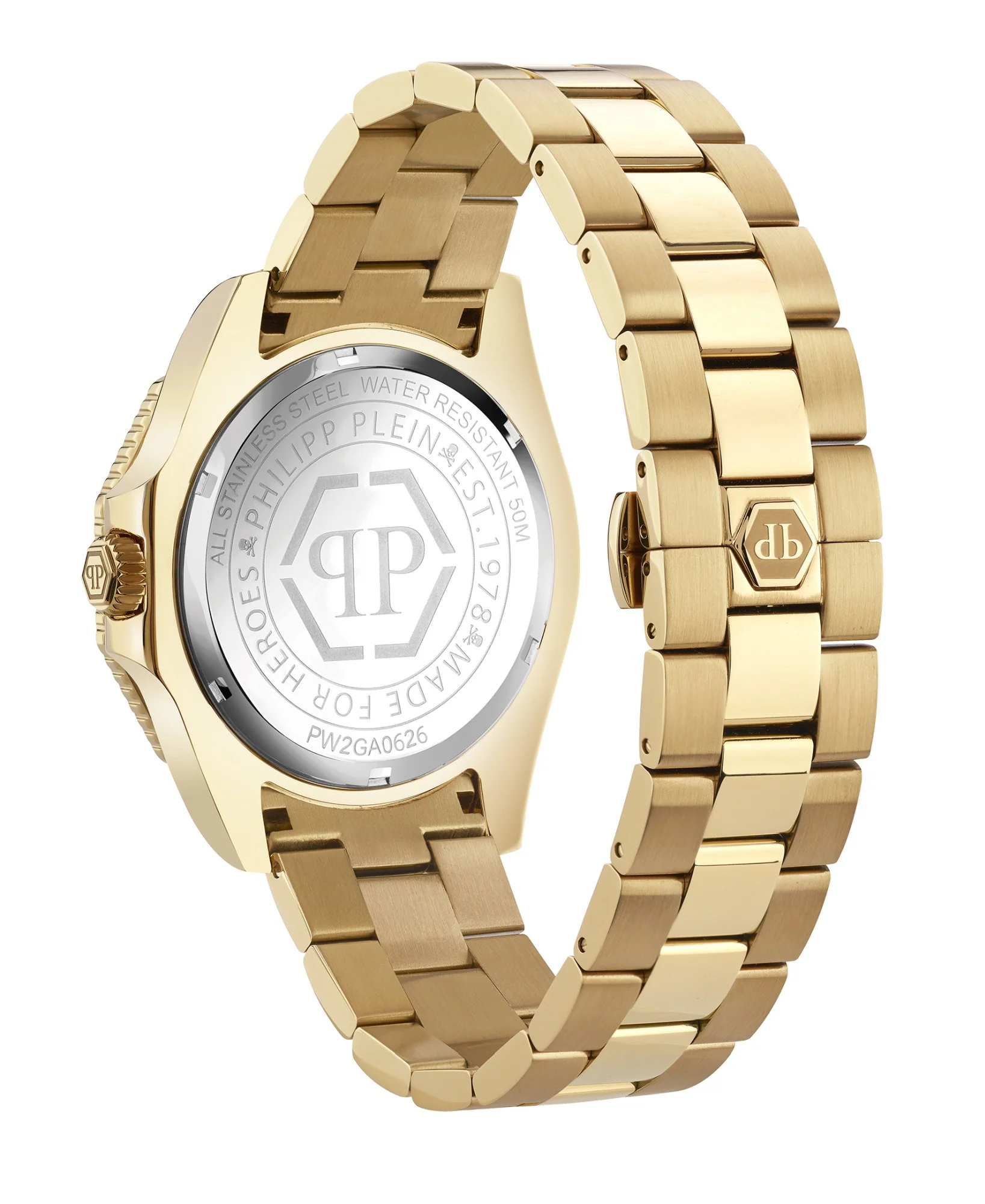 Philipp Plein Herren Uhr Analog Quarz AQUASTORM PW2GA0626 Edelstahl - Image 3