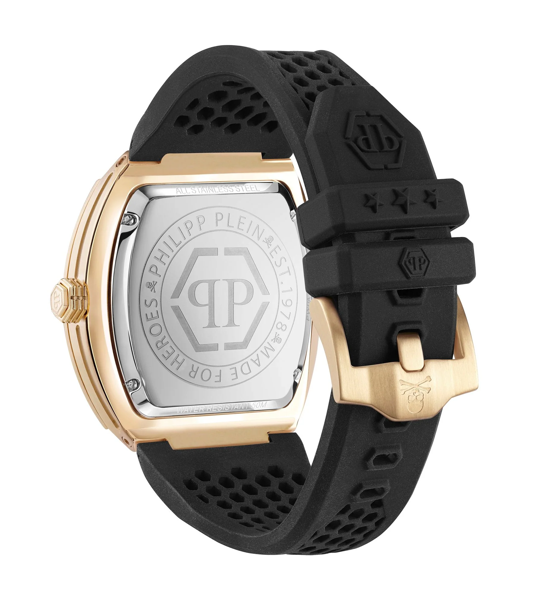 Philipp Plein Herren Uhr Analog Quarz The HEXAGON phantom PWPUA0424 - Image 2