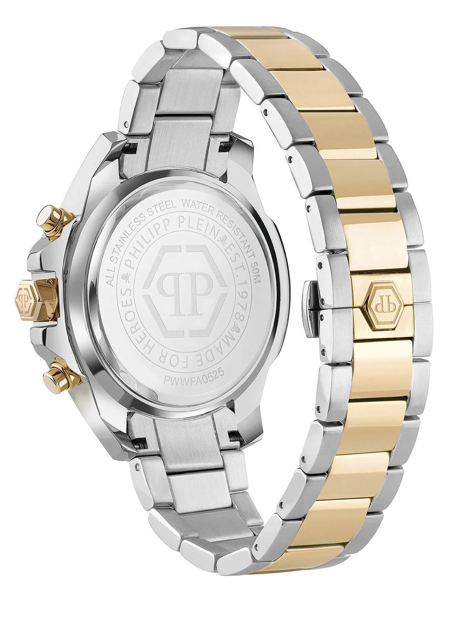 Philipp Plein Herren Uhr Analog Quarz THE $KULL CHRONO PWWFA0525 Edelstahl - Image 2