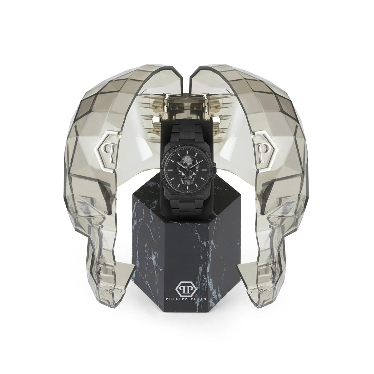 Philipp Plein Herren Uhr Analog Quarz THE $KULL KING schwarz PWLAA0922 Edelstahl - Image 4