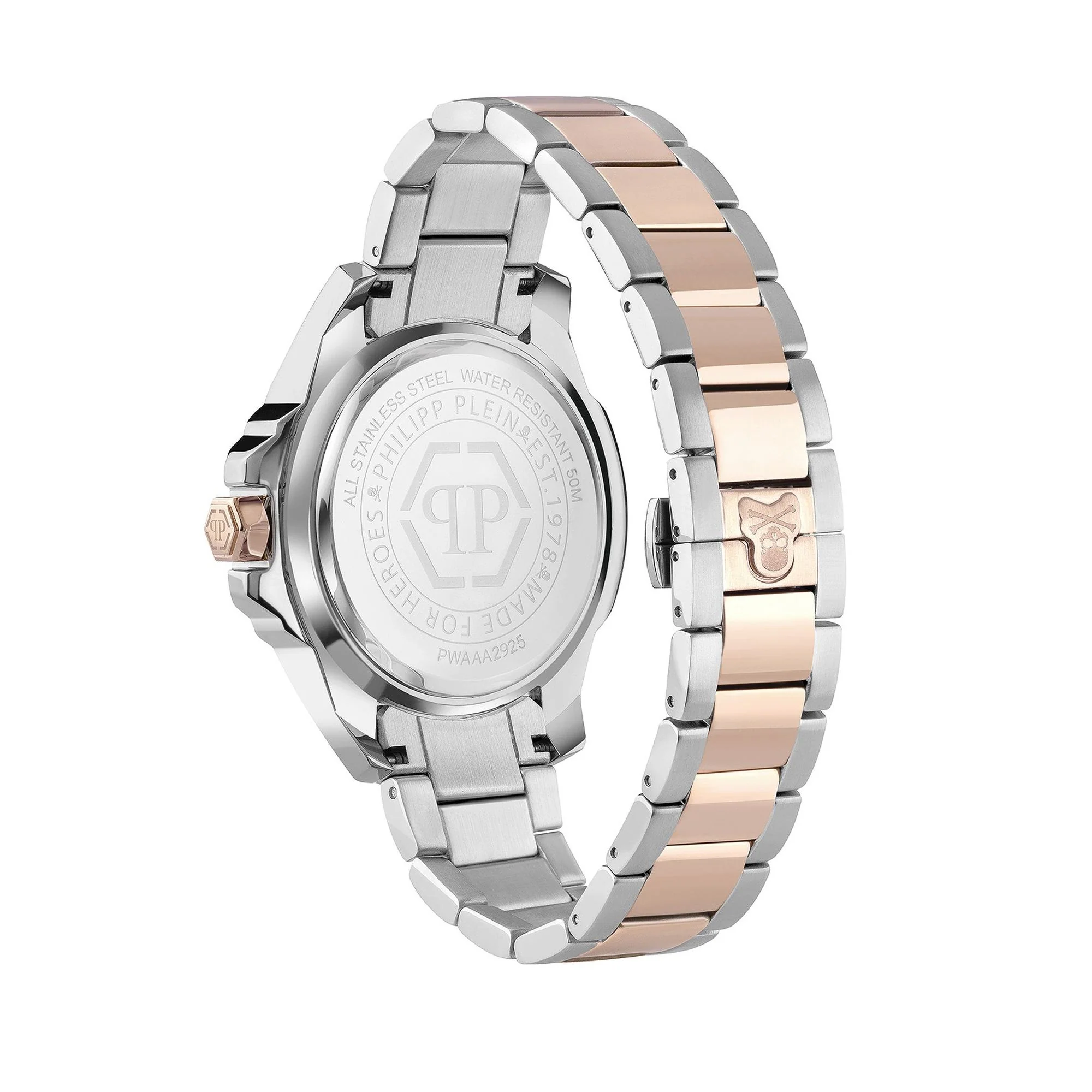 Philipp Plein Herren Uhr Analog Quarz THE $KULL PWAAA2925 Edelstahl - Image 2