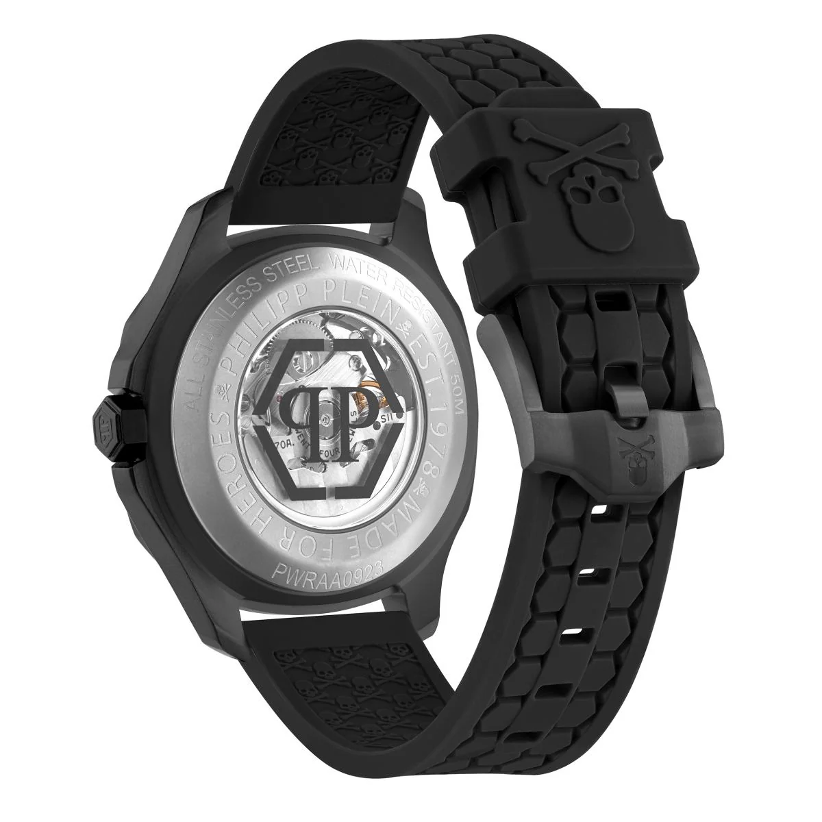 Philipp Plein Herren Uhr Automatik $KELETON $PECTRE PWRAA0923 Silikon - Image 2