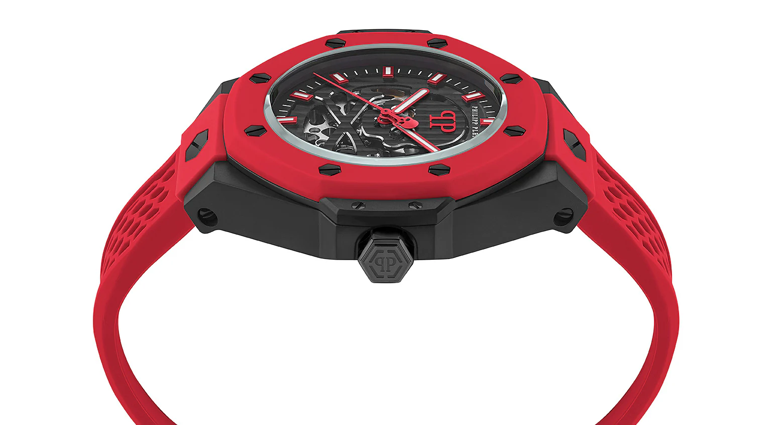 Philipp Plein Herren Uhr Automatik PLEIN $KELETON ROYAL PWPFA0524 Silikon - Image 3