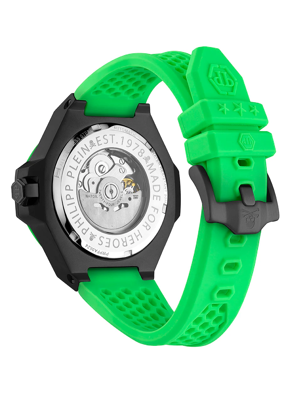 Philipp Plein Herren Uhr Automatik PLEIN $KELETON ROYAL PWPFA0624 Silikon - Image 2