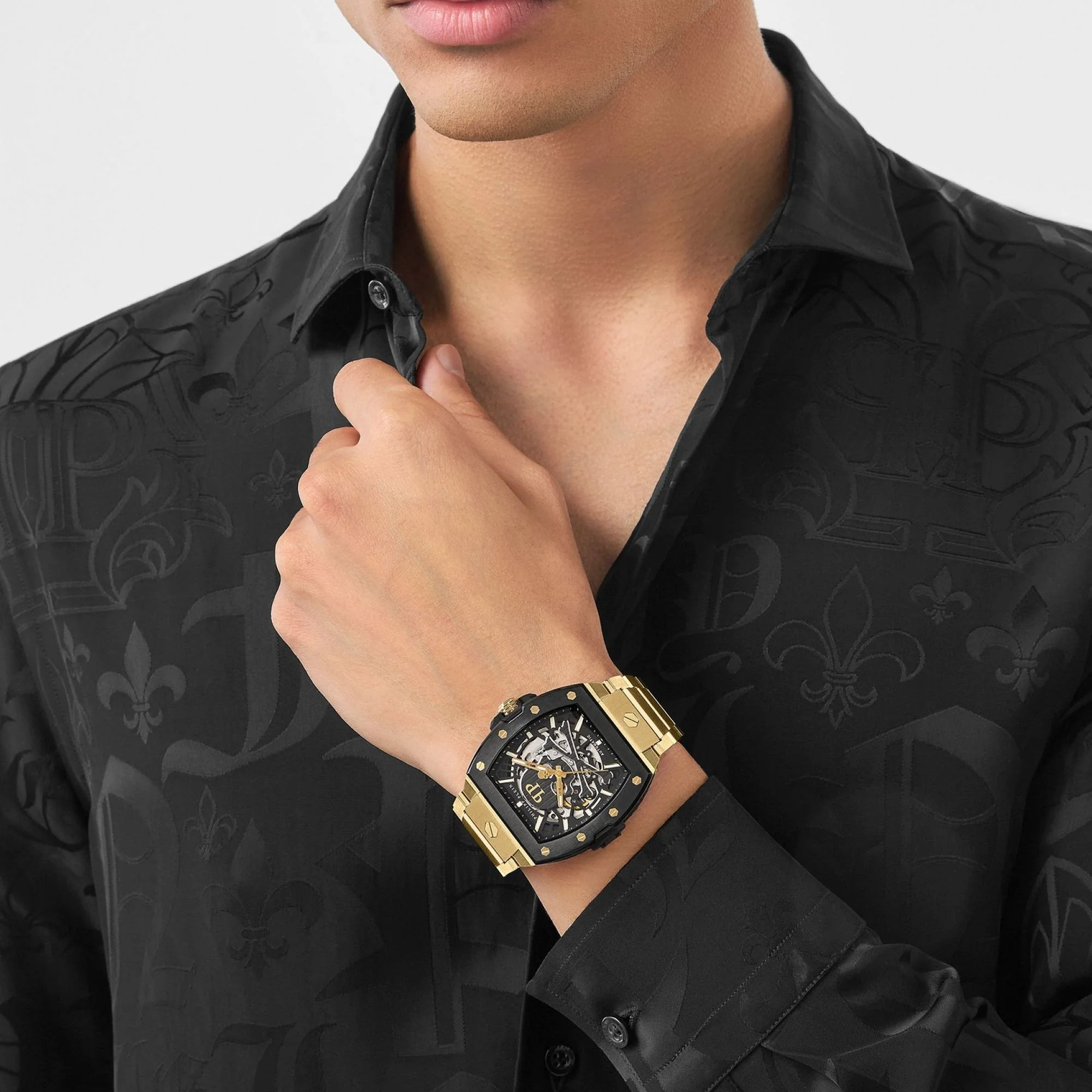 Philipp Plein Herren Uhr Automatik THE $KELETON 2.0 PWJFA0625 Edelstahl - Image 4