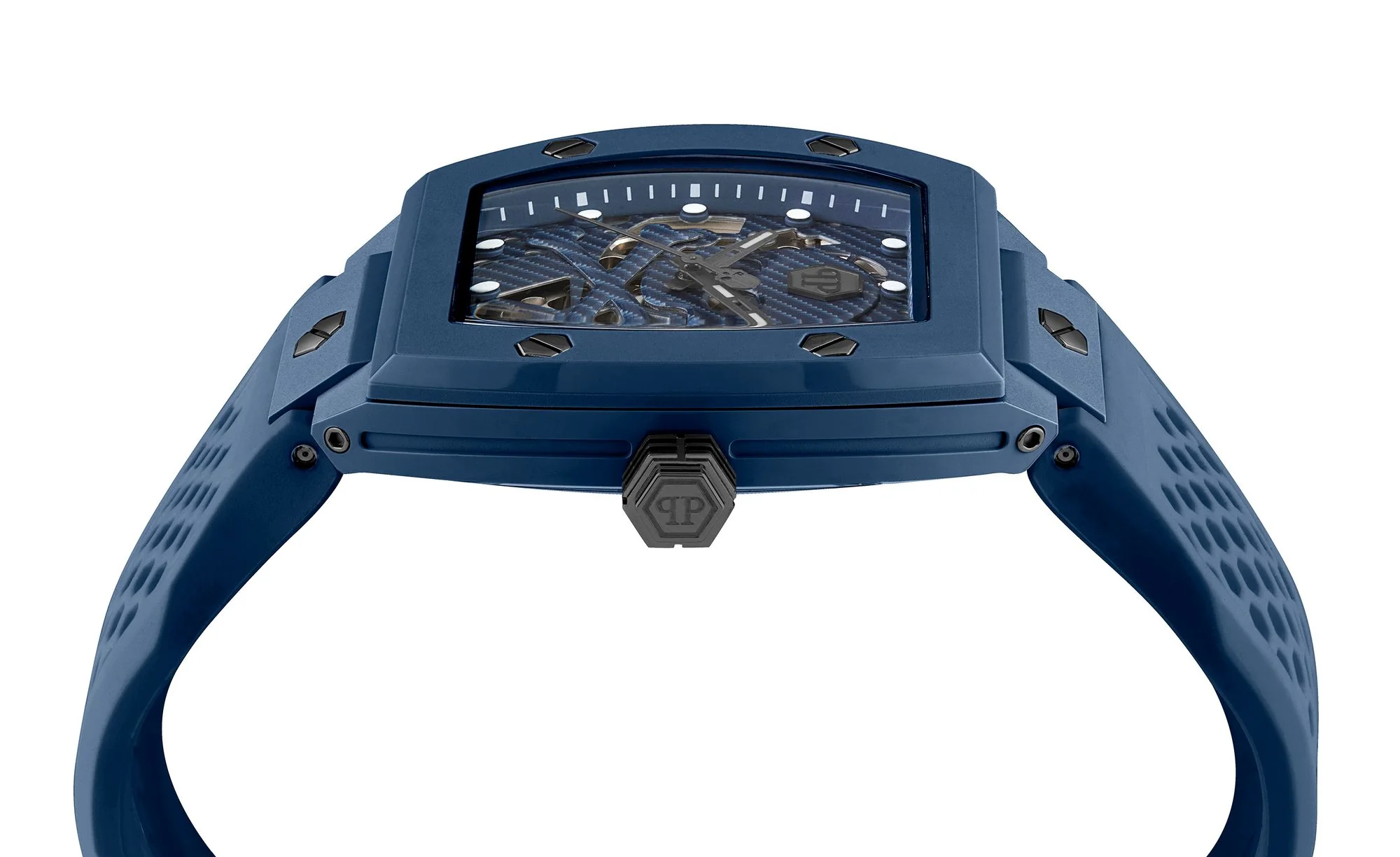 Philipp Plein Herren Uhr Automatik THE SKELETON ECOCERAMIC PWVBA0323 Silikon - Image 3