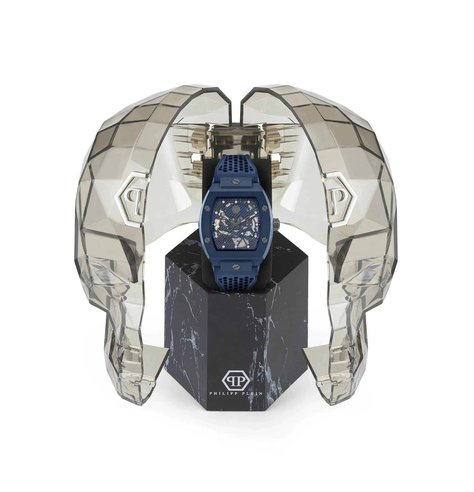 Philipp Plein Herren Uhr Automatik THE SKELETON ECOCERAMIC PWVBA0323 Silikon - Image 4