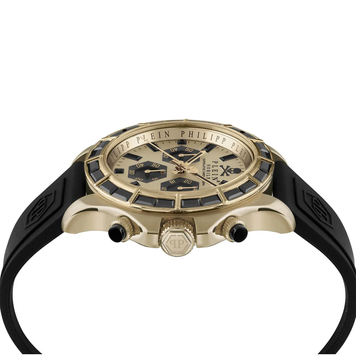 Philipp Plein Herren Uhr Chrono Quarz NOBILE RACING PWVAA0223 Silikon - Image 3
