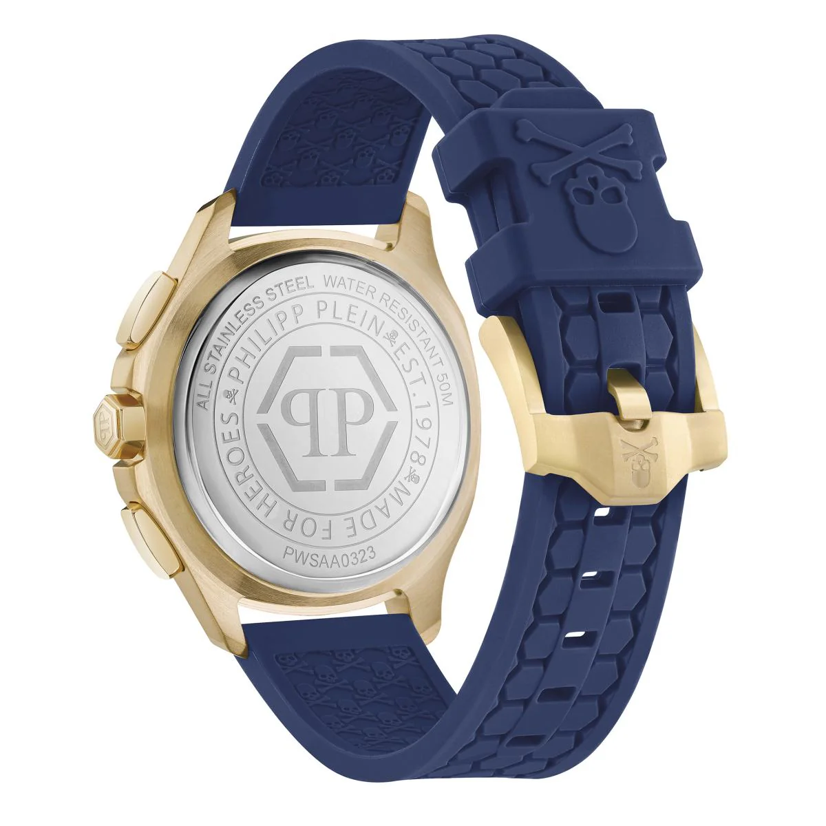 Philipp Plein Herren Uhr Chrono Quarz $PECTRE CHRONO PWSAA0323 Silikon - Image 2