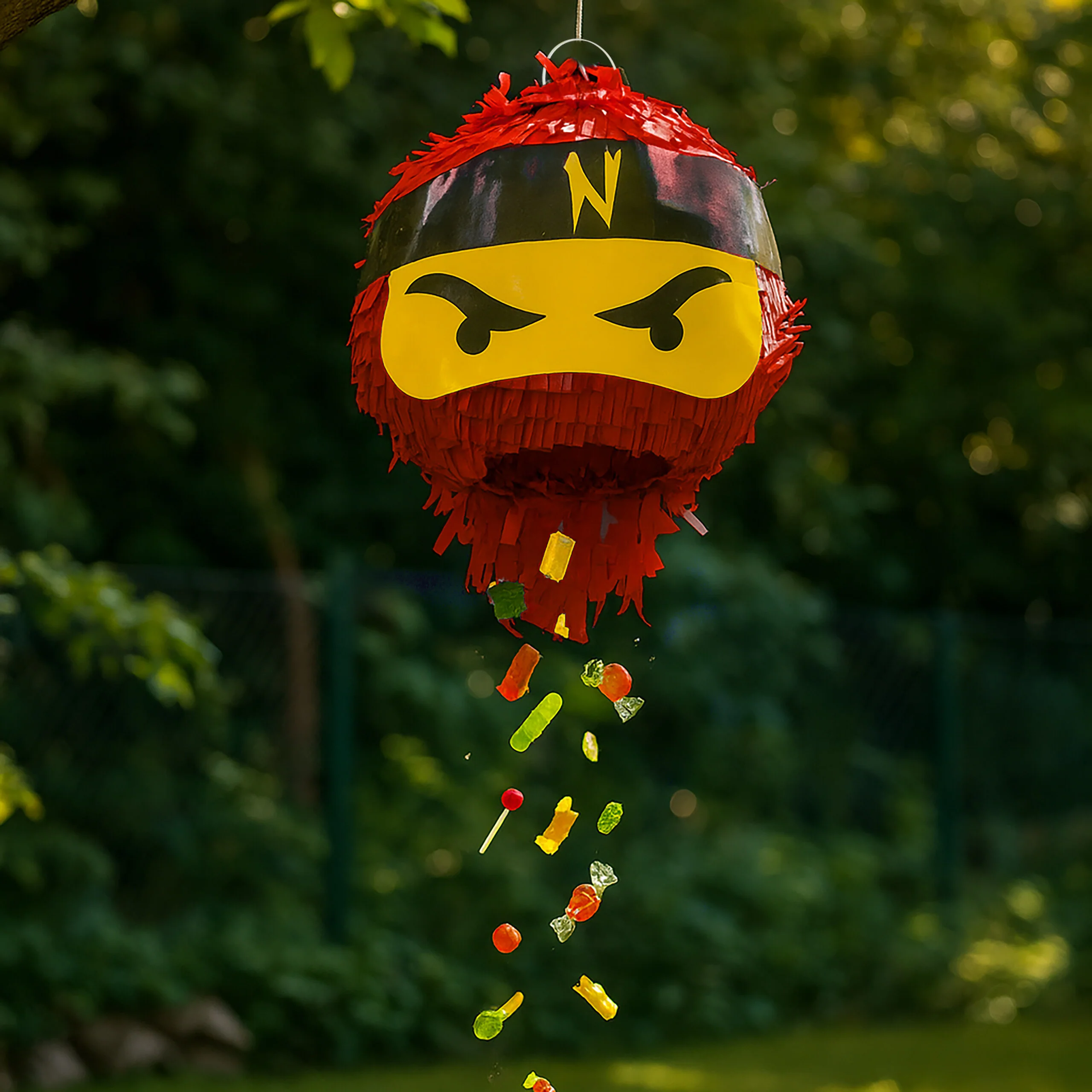 Pinata Set Ninja mit Stab & Maske - Image 14
