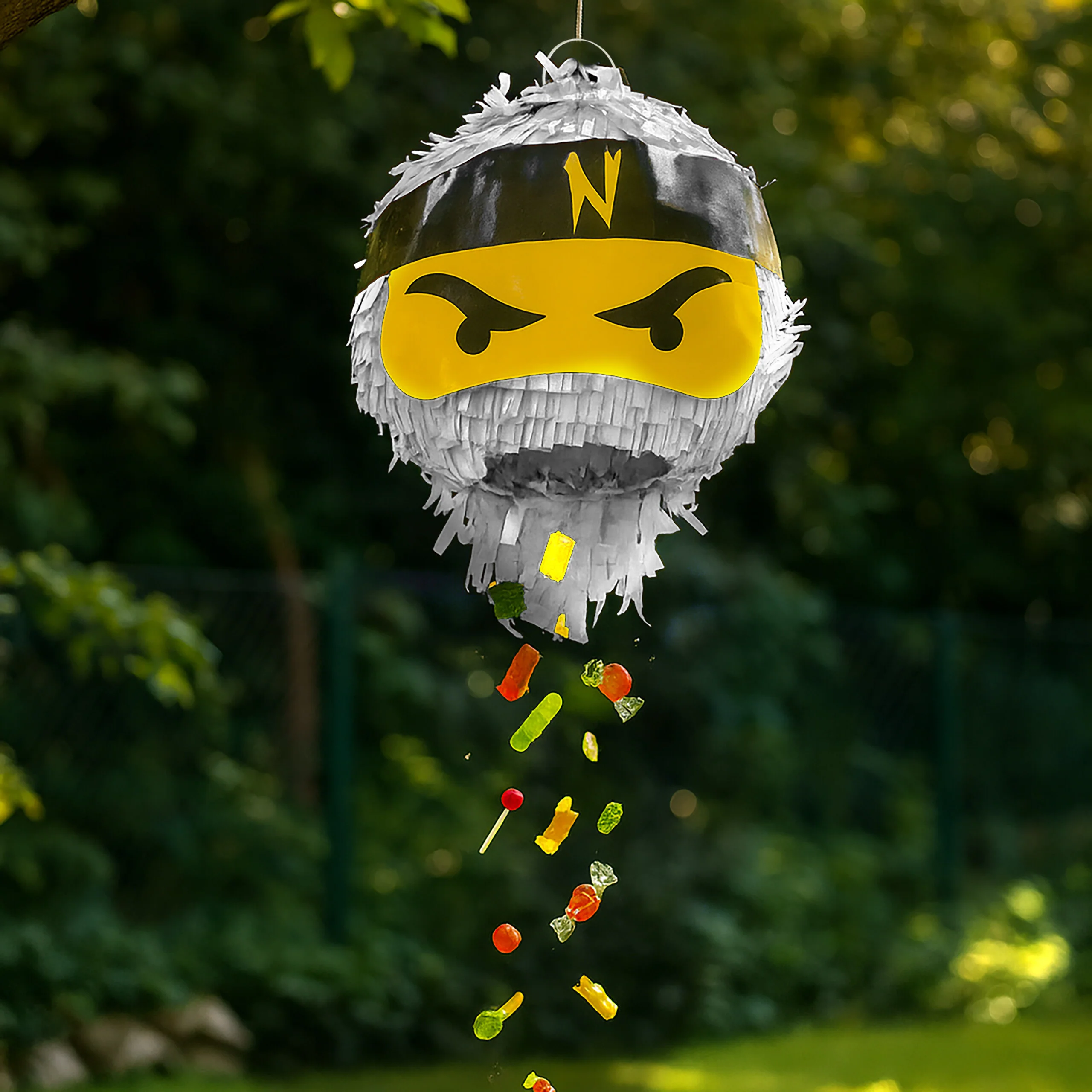 Pinata Set Ninja mit Stab & Maske - Image 6