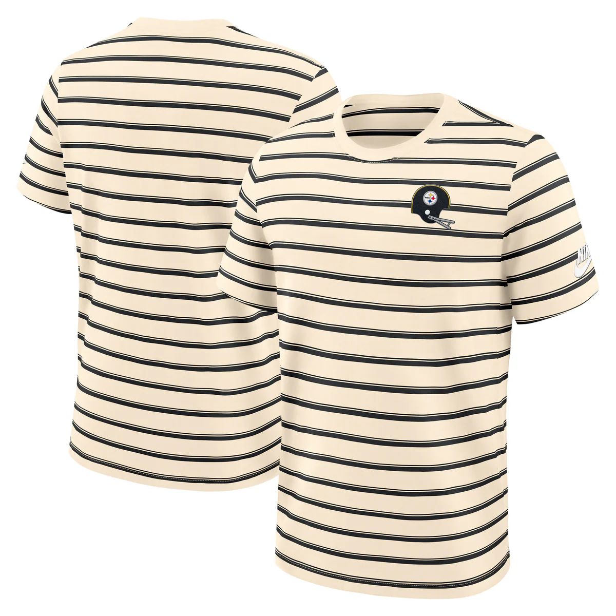 Pittsburgh Steelers Nike Rewind Club Striped Tee NFL - Image 3