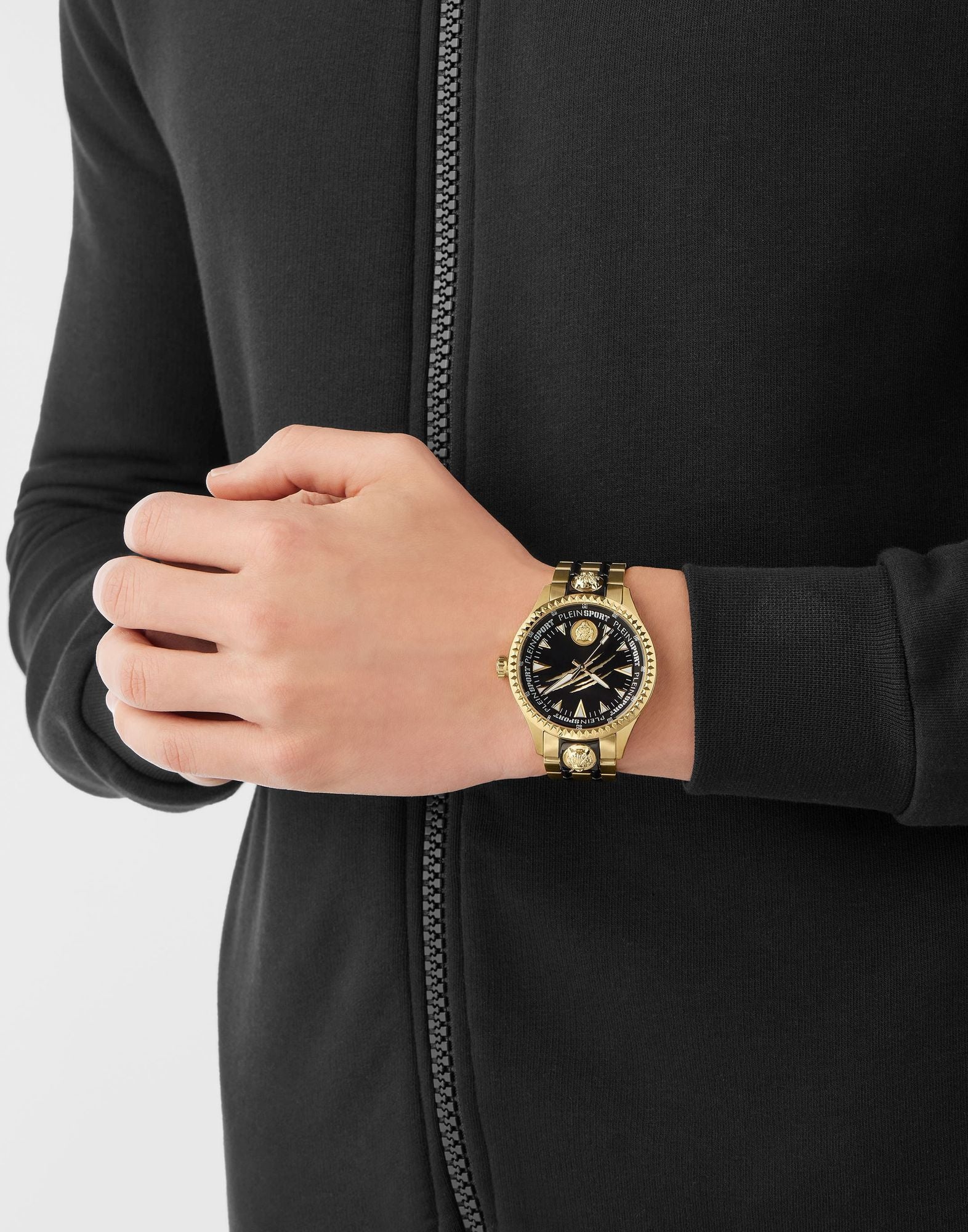 Plein Sport Herren Uhr Analog Quarz LINEMAN PS5BA1024 Edelstahl - Image 4
