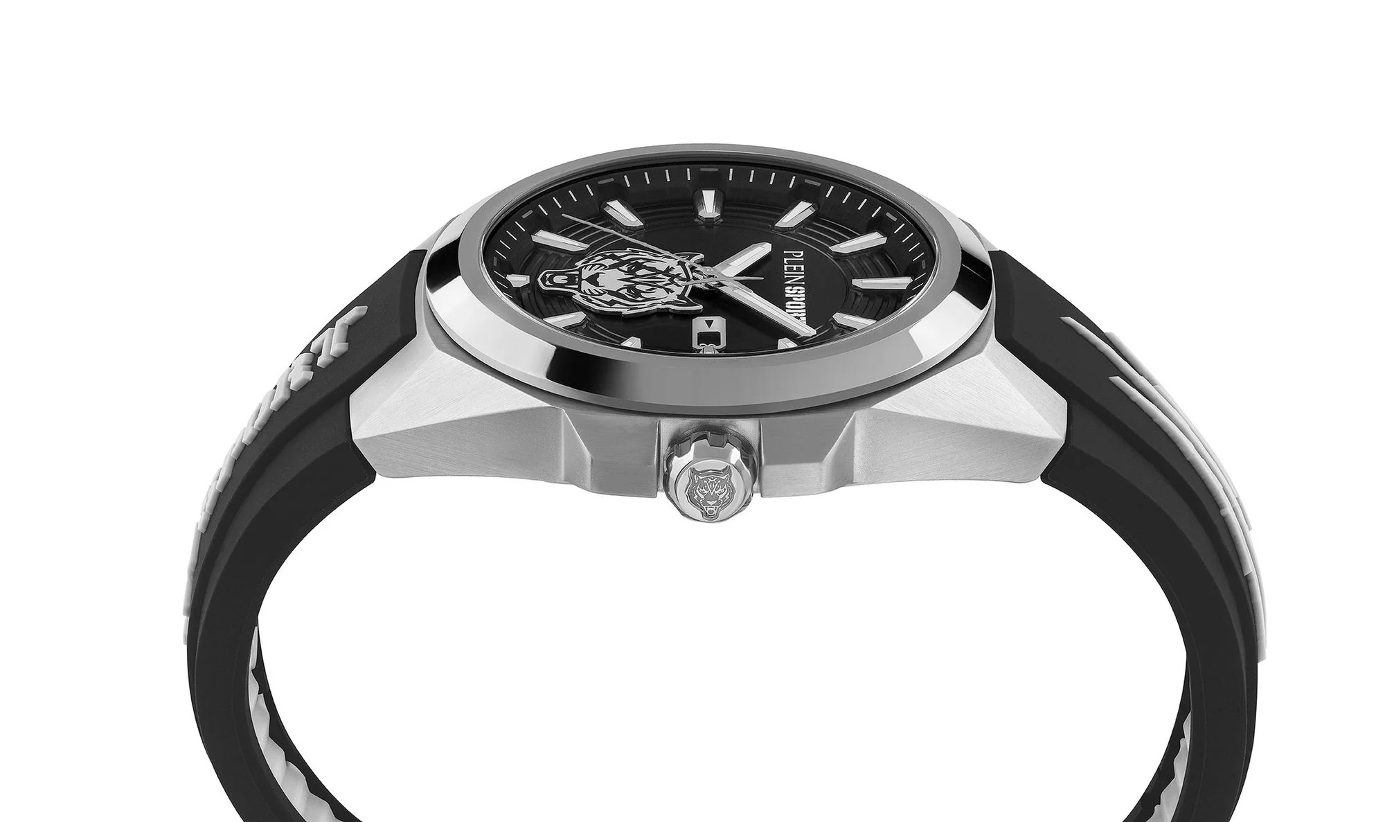 Plein Sport Herren Uhr Analog Quarz TIGERMASTER PS7BA0124 Silikon - Image 3