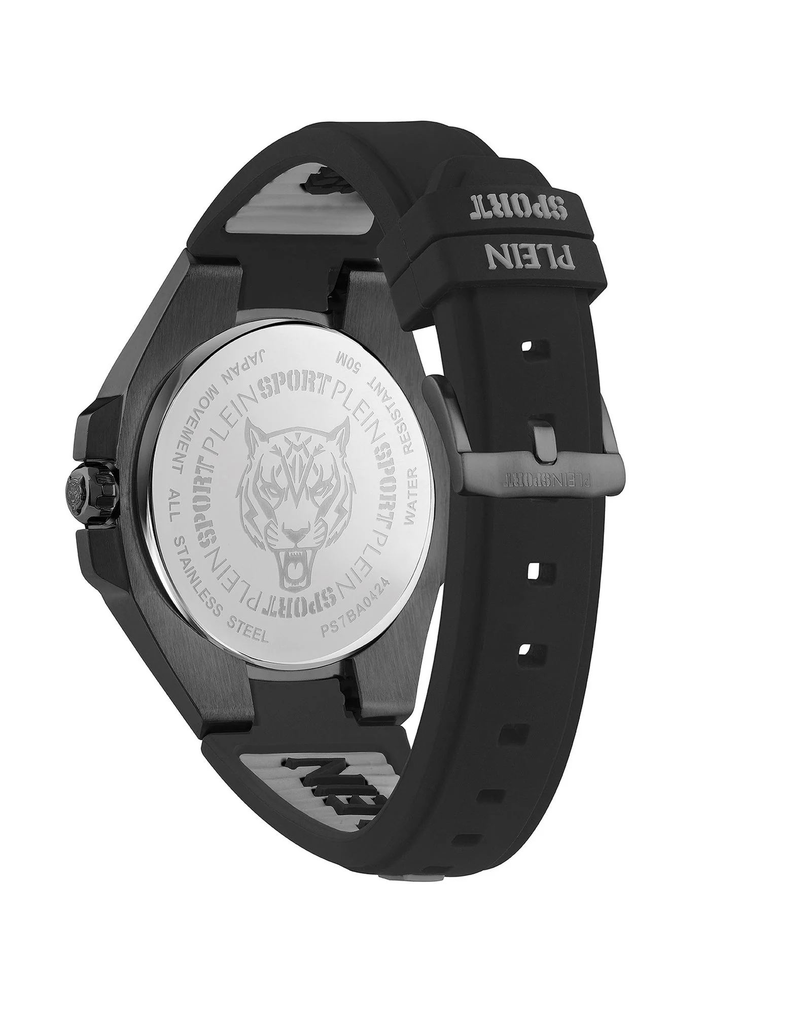 Plein Sport Herren Uhr Analog Quarz TIGERMASTER PS7BA0424 Silikon - Image 2