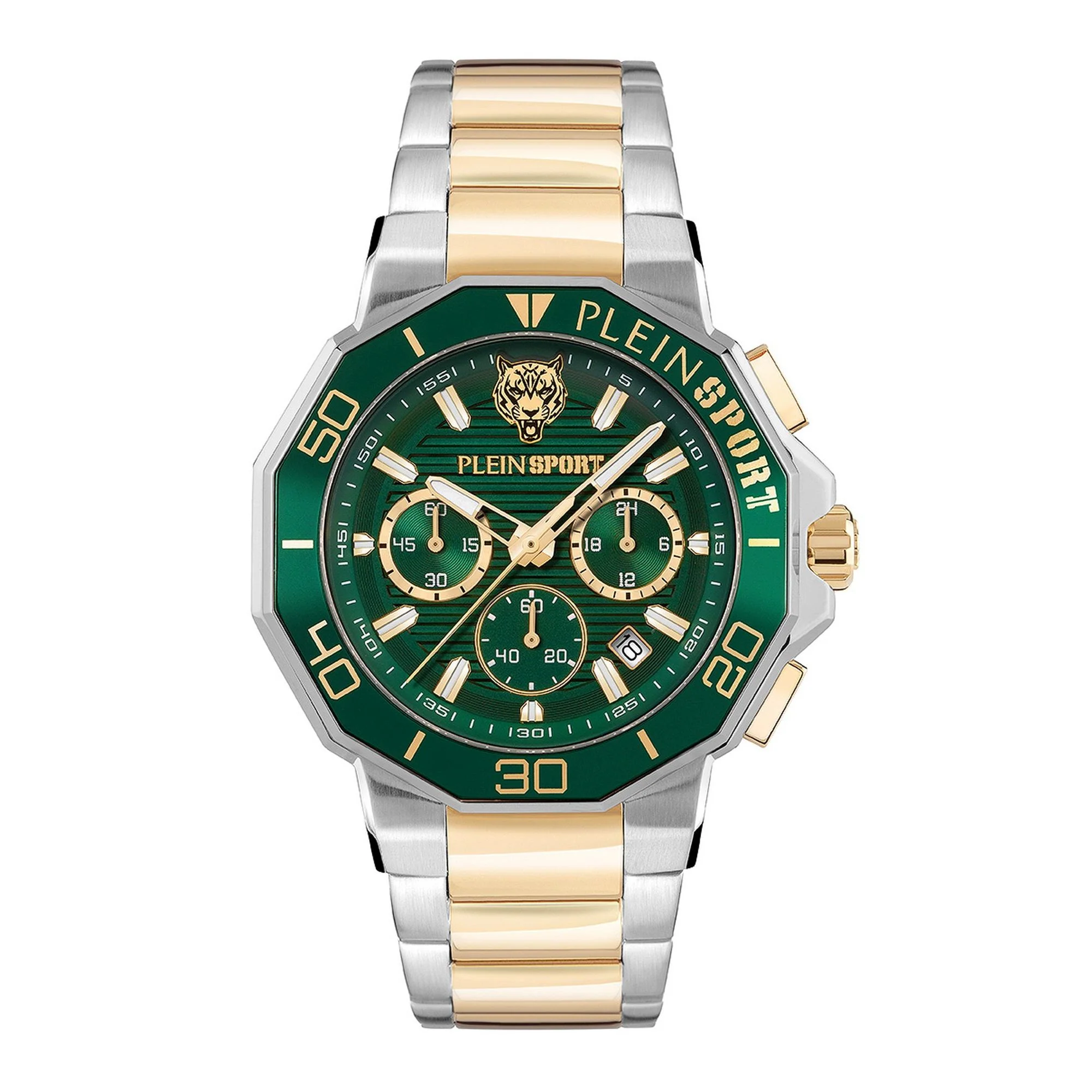 Plein Sport Herren Uhr Analog Quarz TITAN PSAGA0625 Edelstahl
