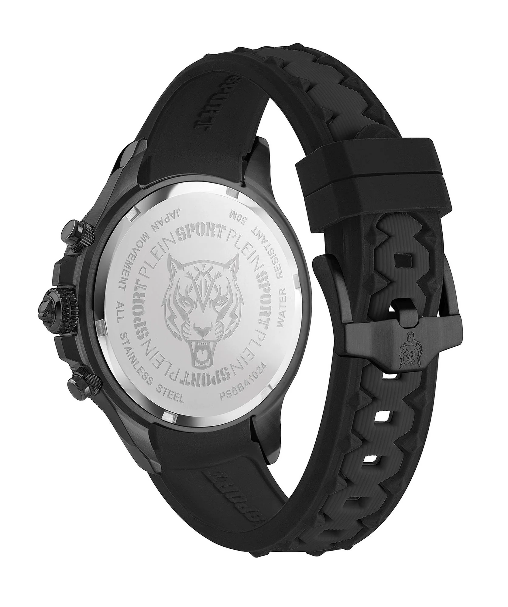 Plein Sport Herren Uhr Chronograph Analog Quarz WARRIOR TECH PS6BA1024 Silikon - Image 2