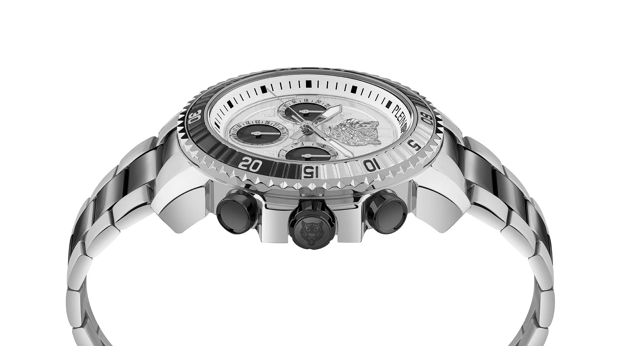 Plein Sport Herren Uhr Multifunktion Analog Quarz POWERLIFT PSPBA0823 Edelstahl - Image 3