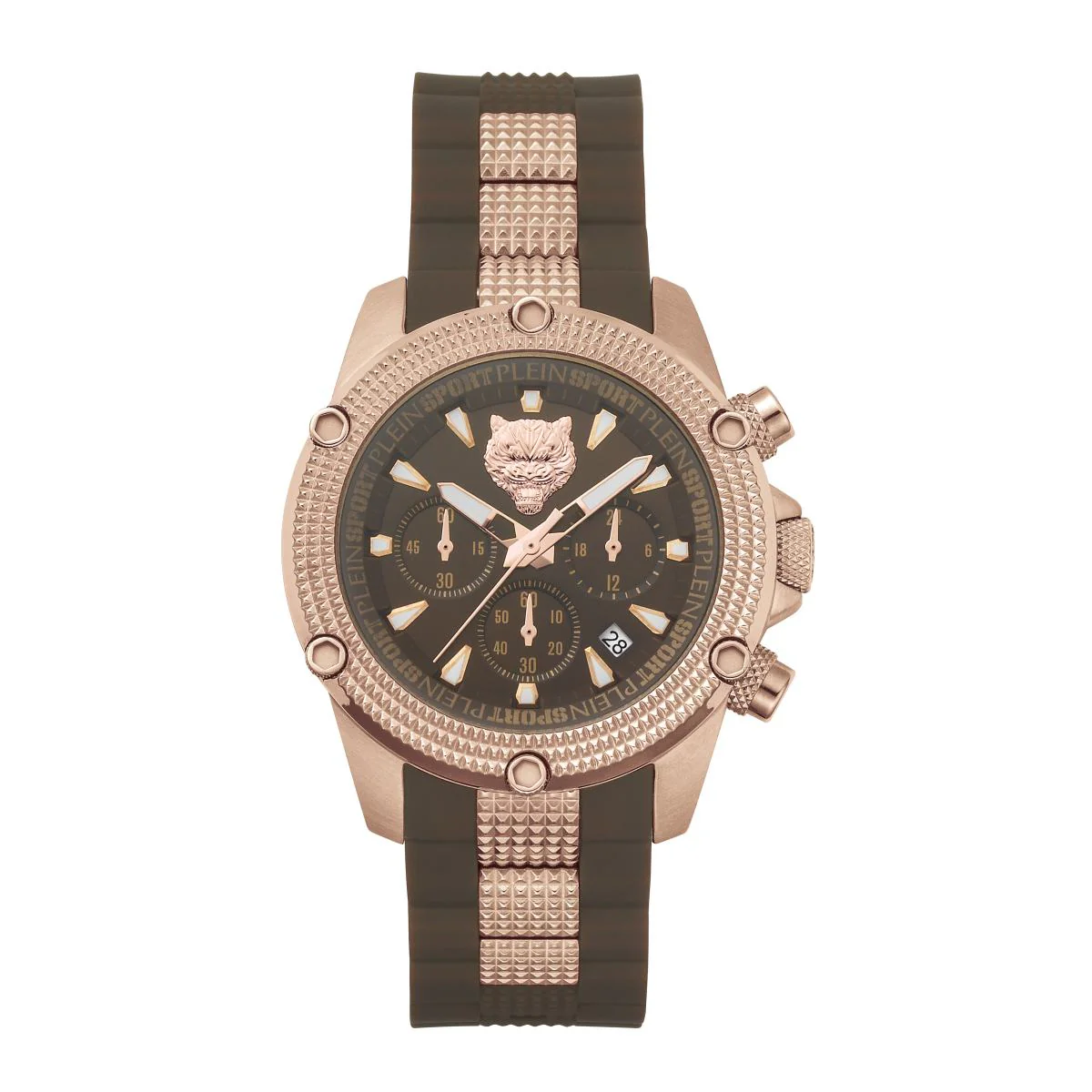 Plein Sport Unisex Uhr Analog Quarz HURRICANE CHRONO PSDBA0623 Silikon