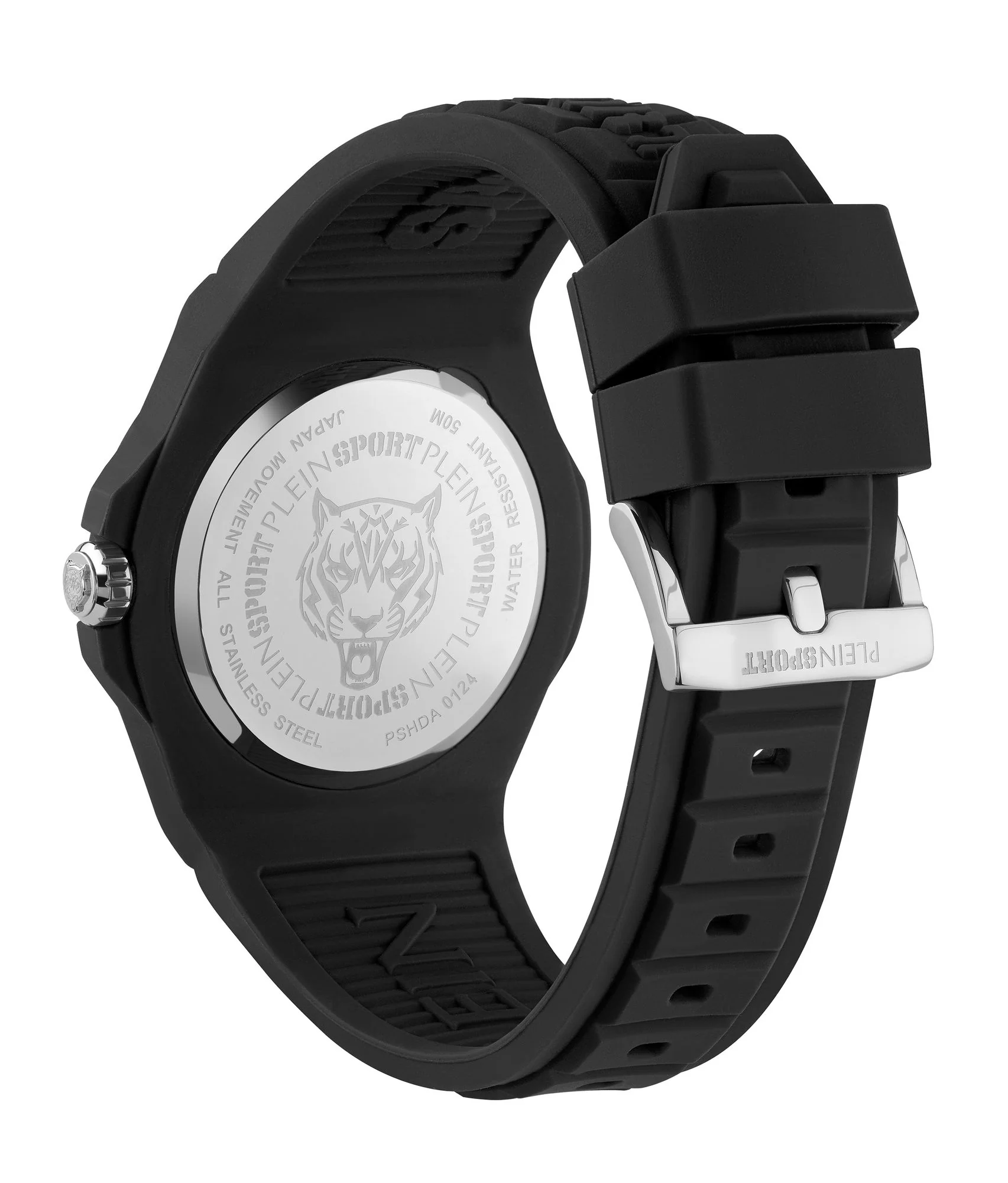 Plein Sport Unisex Uhr Analog Quarz NEW FEARLESS Black PSHDA0124 Silikon - Image 3