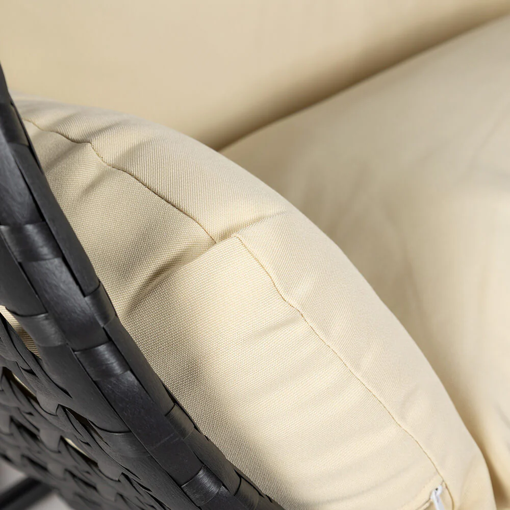 Polyrattan Hängesessel TWIN DELUXE - mit Regenabdeckung | - Image 10