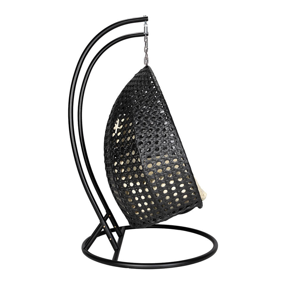 Polyrattan Hängesessel TWIN DELUXE - mit Regenabdeckung | - Image 9