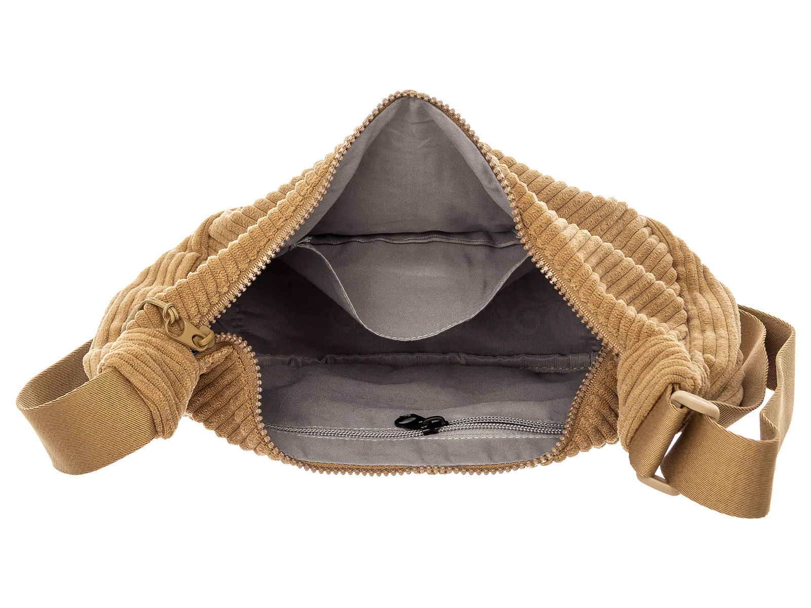 Prato SC07-1 zeitlose Crossover Bag aus Breitcord Moonbag khaki - Image 7